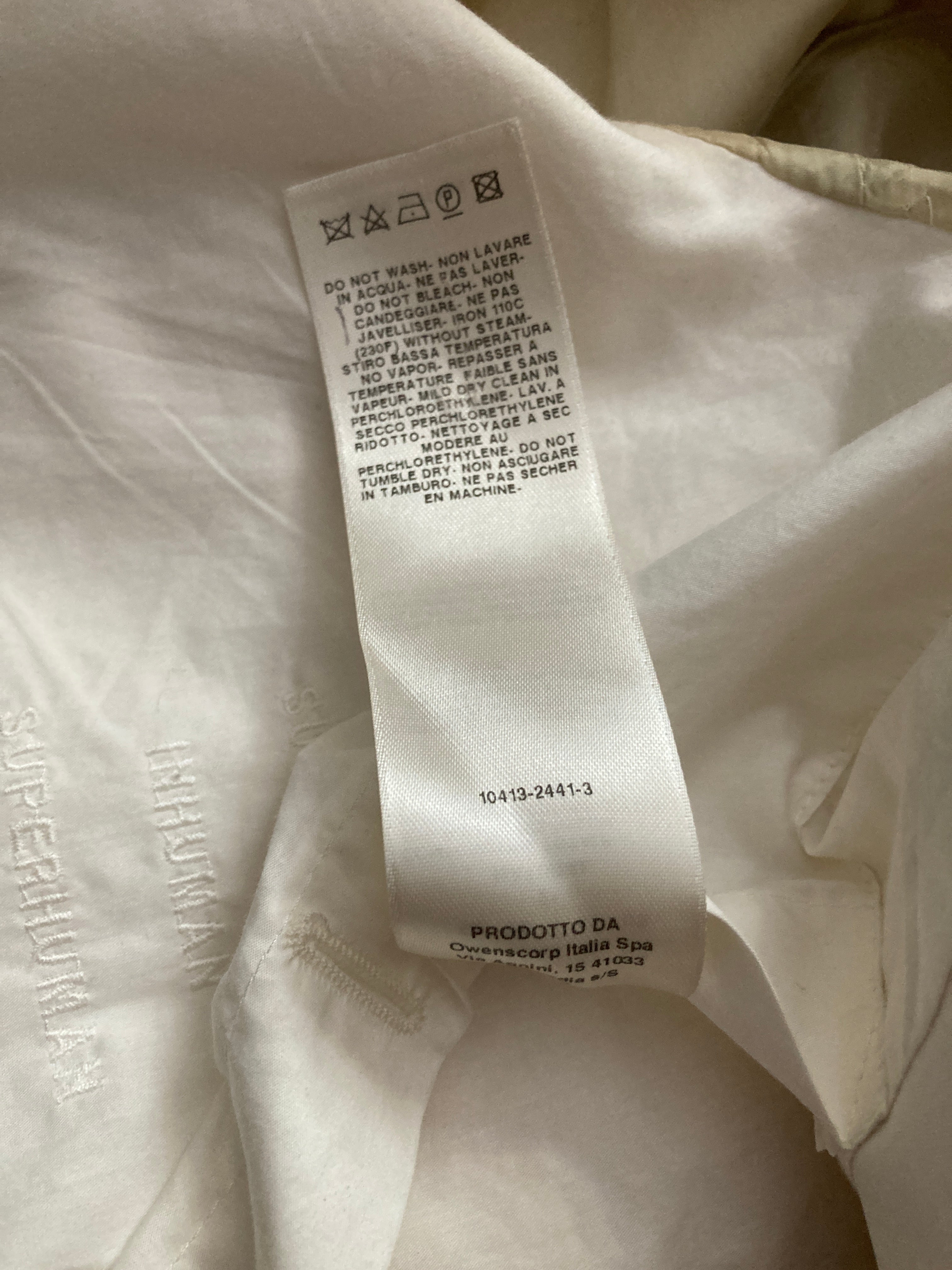 Runway S/S 18 "DIRT" White Cargo Pocket Blazer