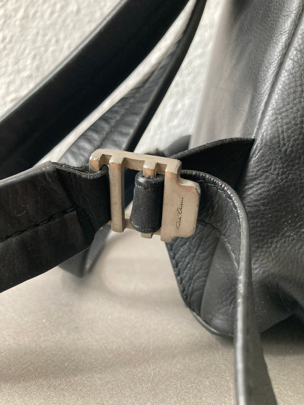 S/S 19 "BABEL" Small Calf Leather Backpack Rick Owens