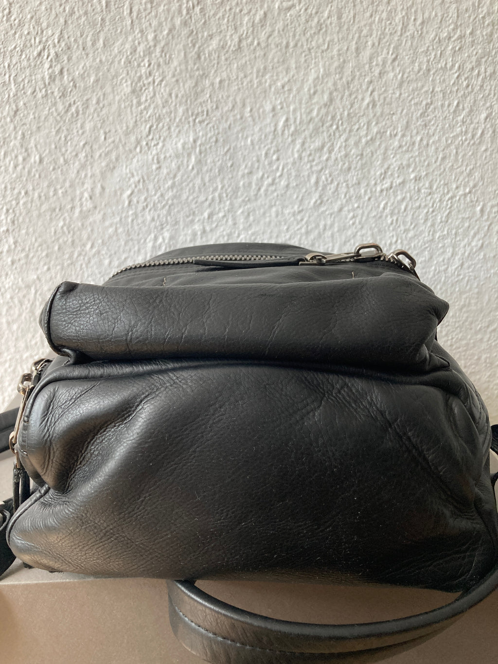 S/S 19 "BABEL" Small Calf Leather Backpack Rick Owens
