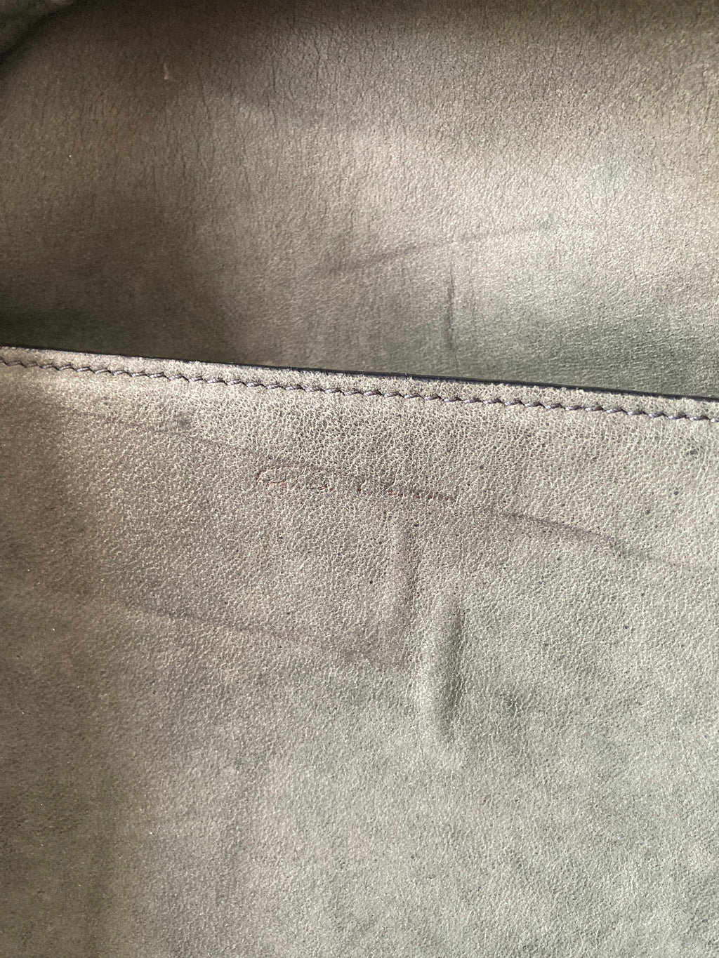 S/S 19 "BABEL" Small Calf Leather Backpack Rick Owens