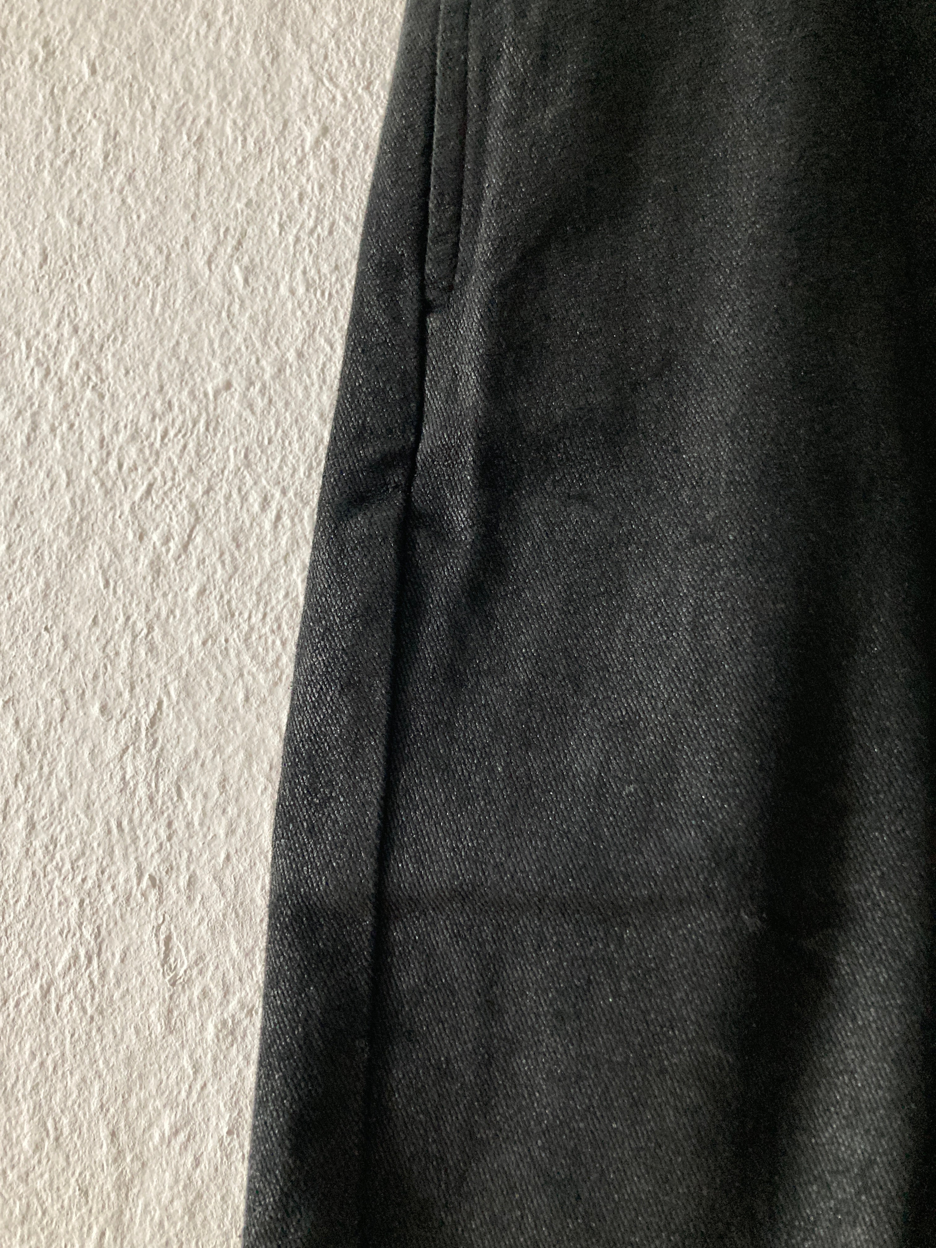 S/S 13 "ISLAND" Waxed "Black Vintage" Pod Shorts Rick Owens M