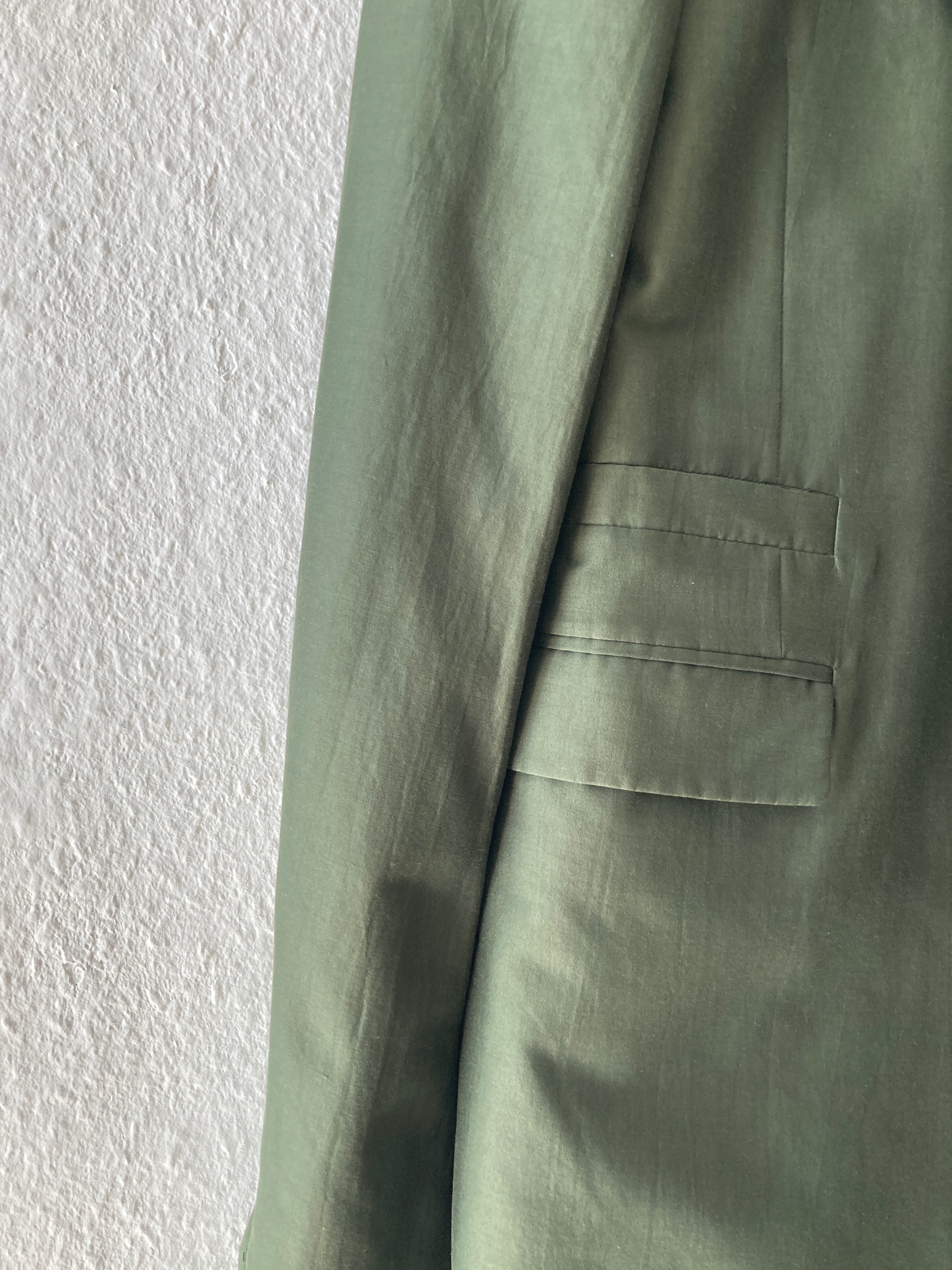 S/S 20 "TECUATL" Forest/Blood Uxmal Silk & Cotton Suit IT50