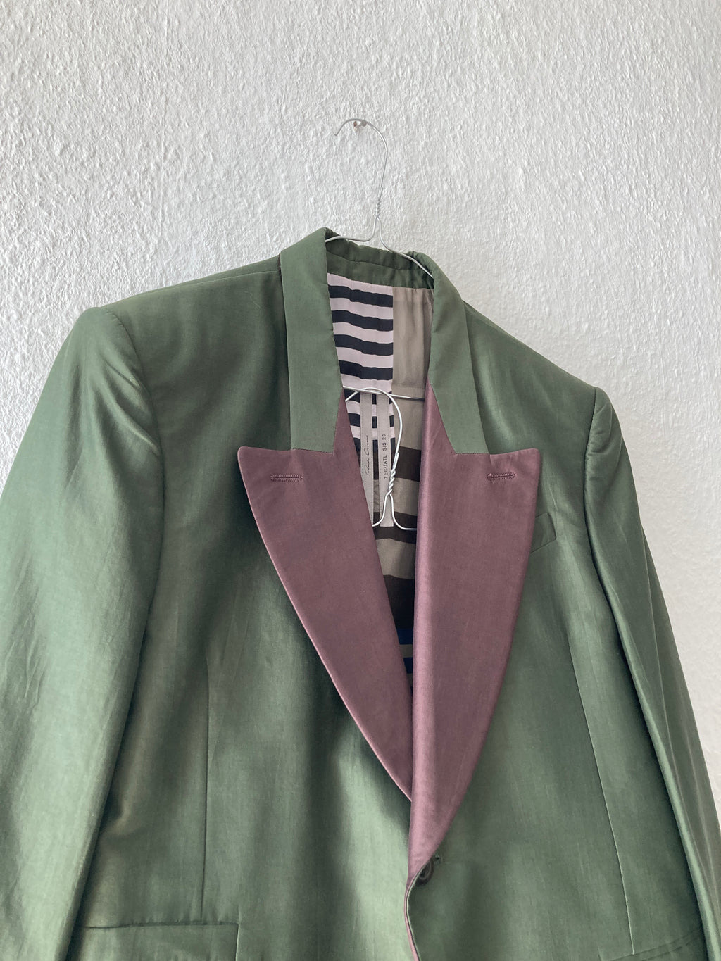 S/S 20 "TECUATL" Forest/Blood Uxmal Silk & Cotton Suit IT50