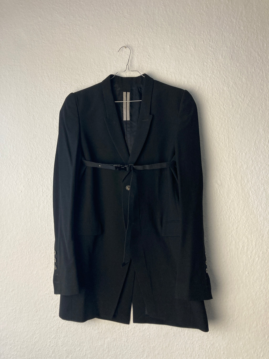 S/S 20 “TECUATL” Runway Tatlin Light Wool Blazer Rick Owens