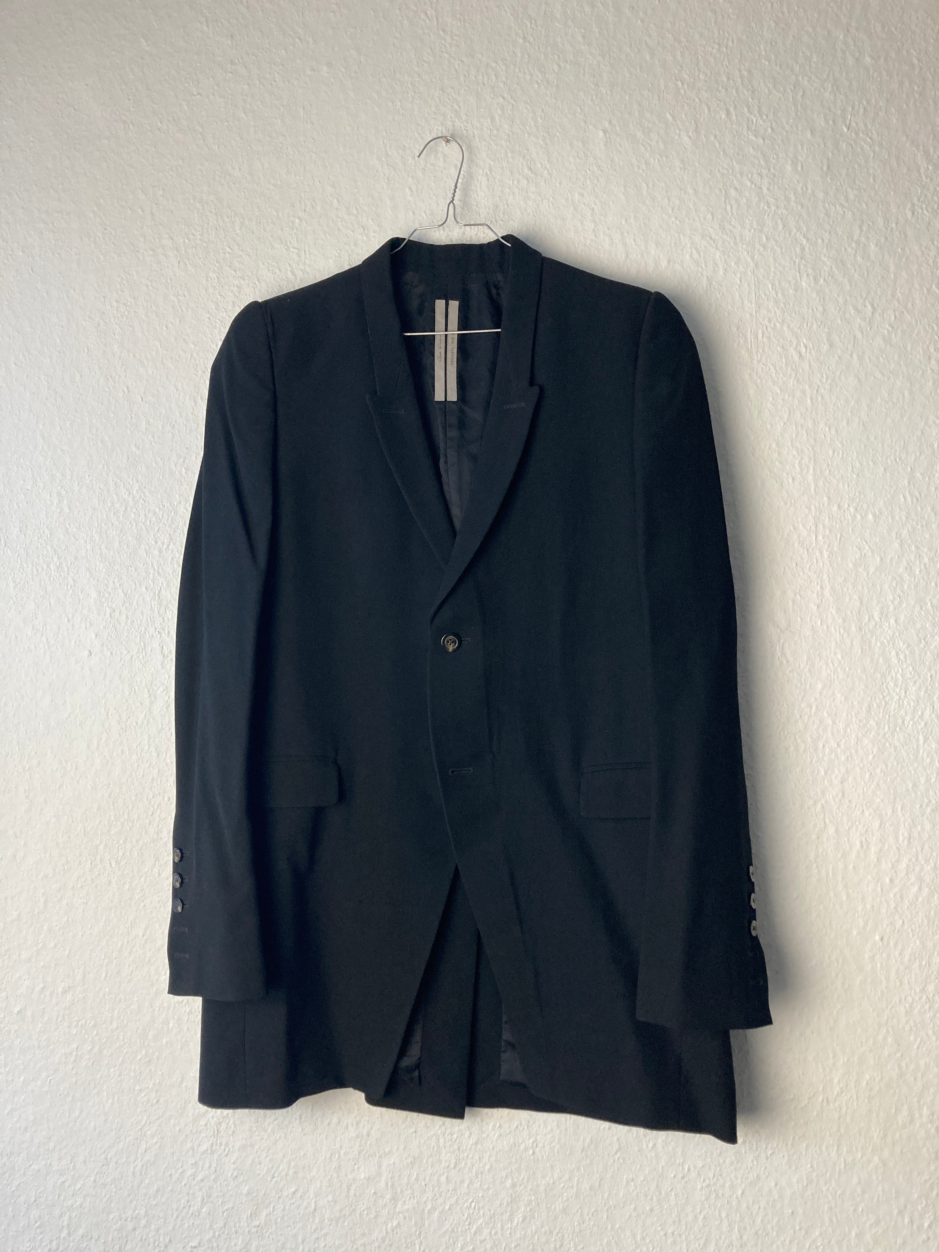 S/S 20 “TECUATL” Runway Tatlin Light Wool Blazer Rick Owens