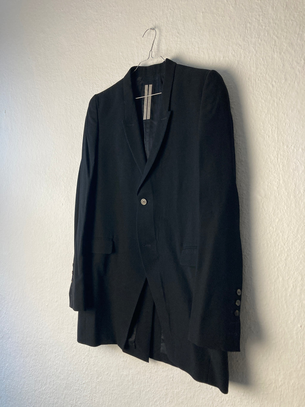 S/S 20 “TECUATL” Runway Tatlin Light Wool Blazer Rick Owens