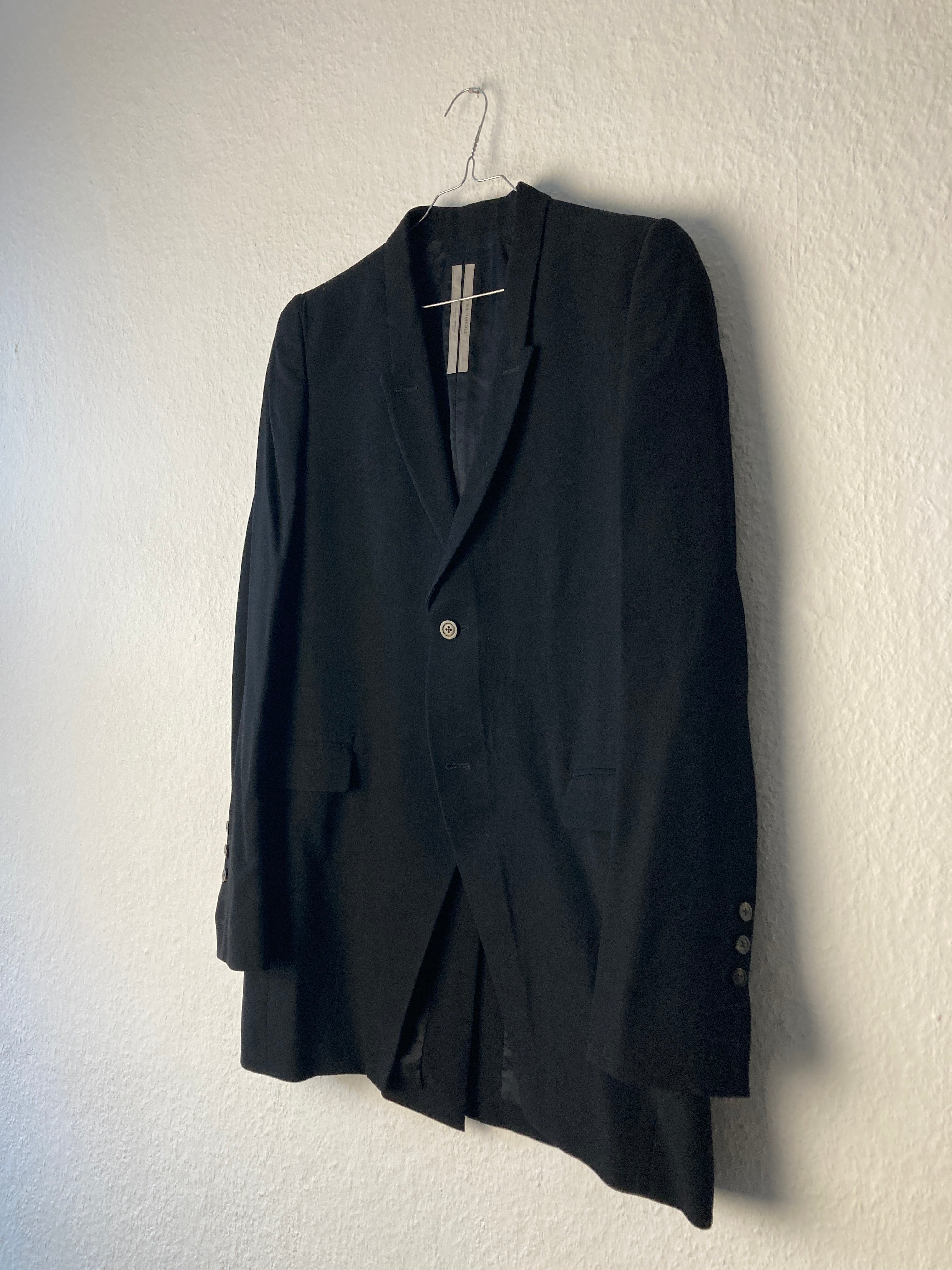 S/S 20 “TECUATL” Runway Tatlin Light Wool Blazer Rick Owens