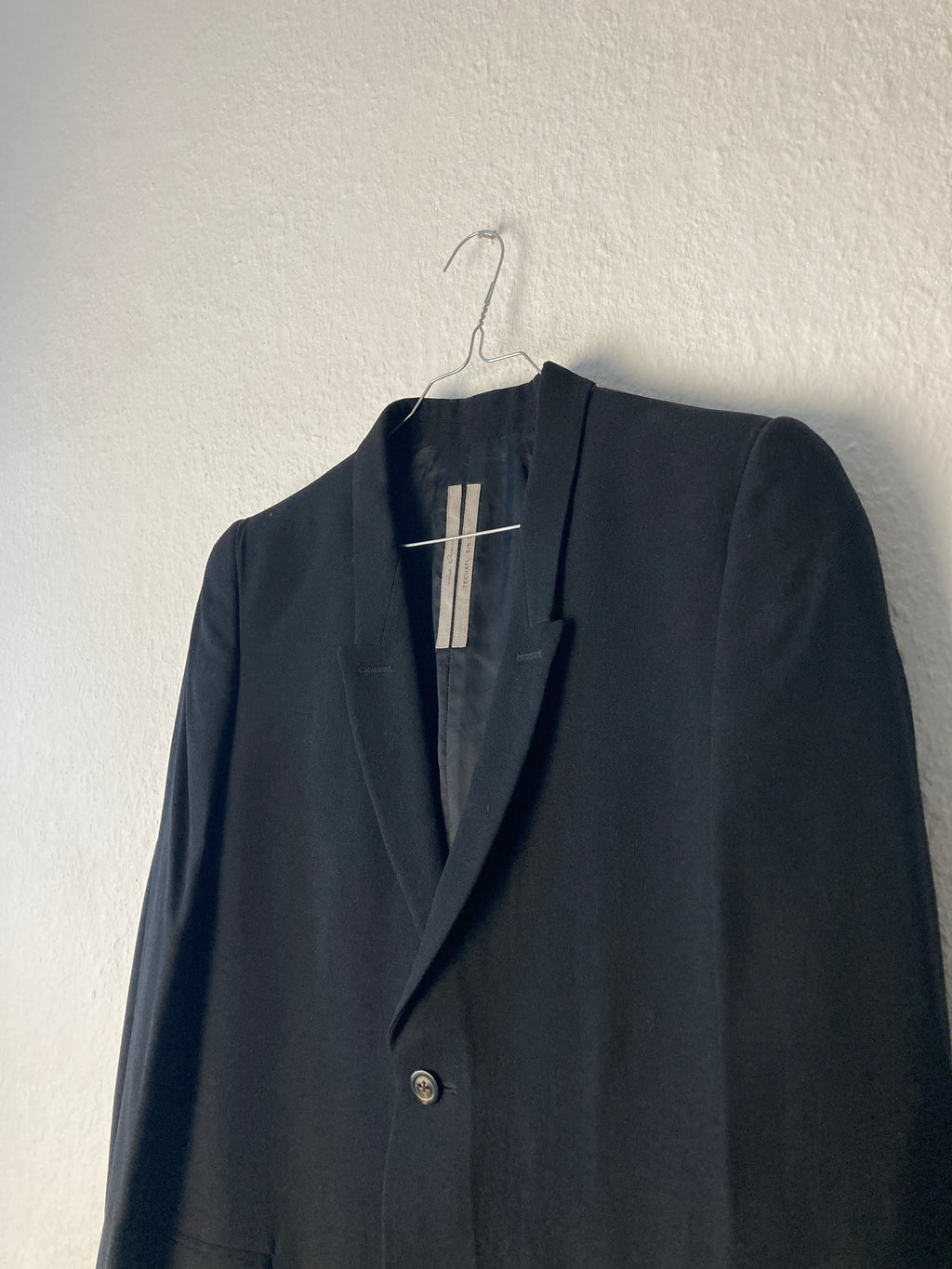 S/S 20 “TECUATL” Runway Tatlin Light Wool Blazer Rick Owens