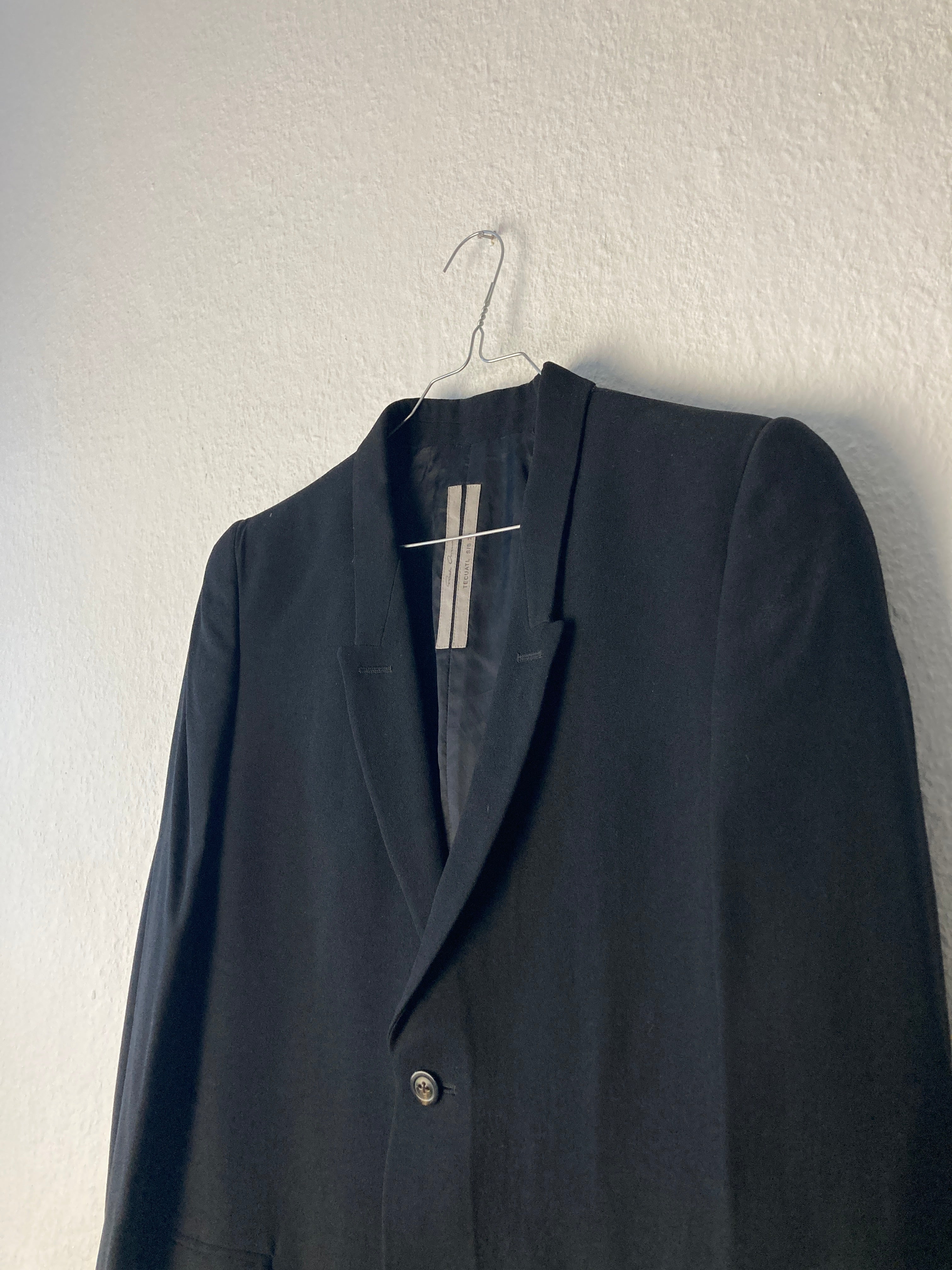 S/S 20 “TECUATL” Runway Tatlin Light Wool Blazer Rick Owens