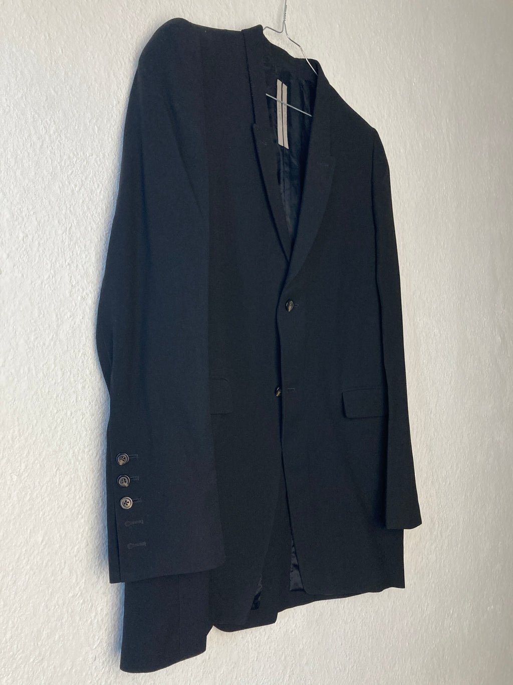 S/S 20 “TECUATL” Runway Tatlin Light Wool Blazer Rick Owens