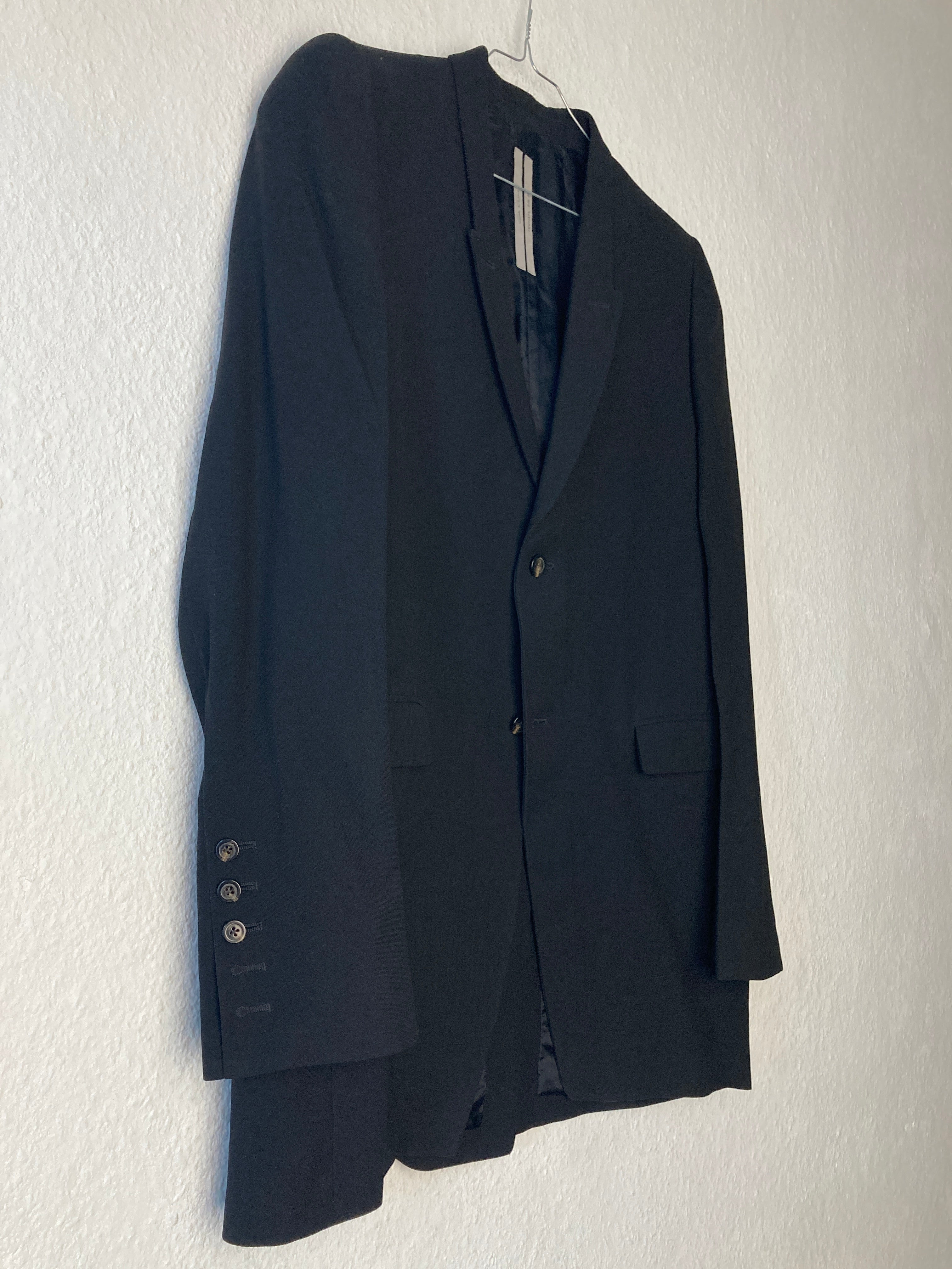 S/S 20 “TECUATL” Runway Tatlin Light Wool Blazer Rick Owens