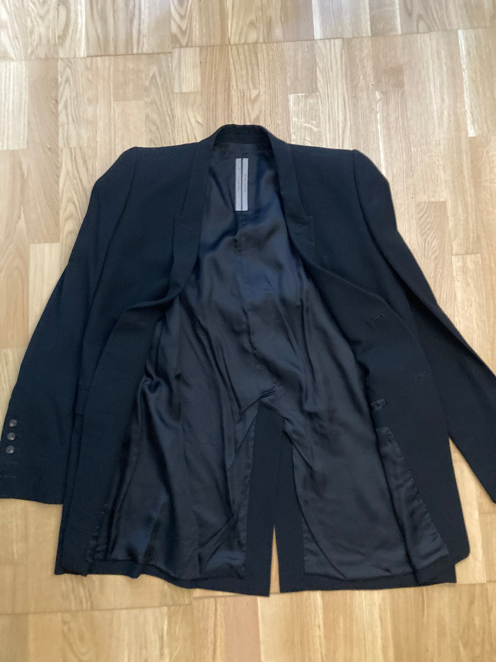 S/S 20 “TECUATL” Runway Tatlin Light Wool Blazer Rick Owens