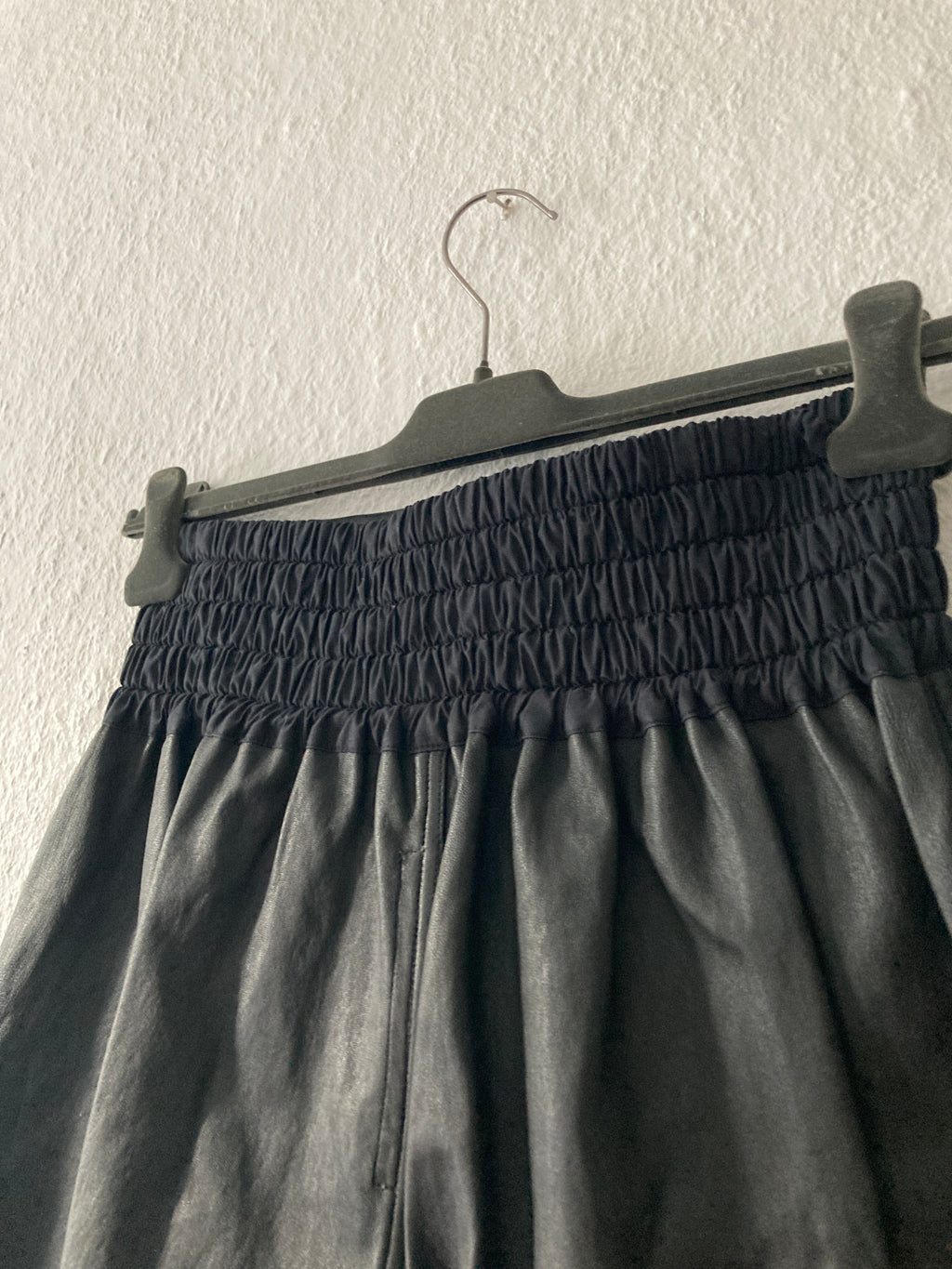 F/W 14 "MOODY" Runway Leather Boxing Shorts Rick Owens