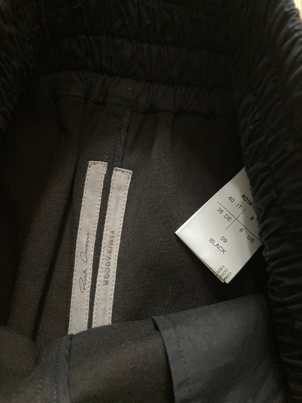 F/W 14 "MOODY" Runway Leather Boxing Shorts Rick Owens