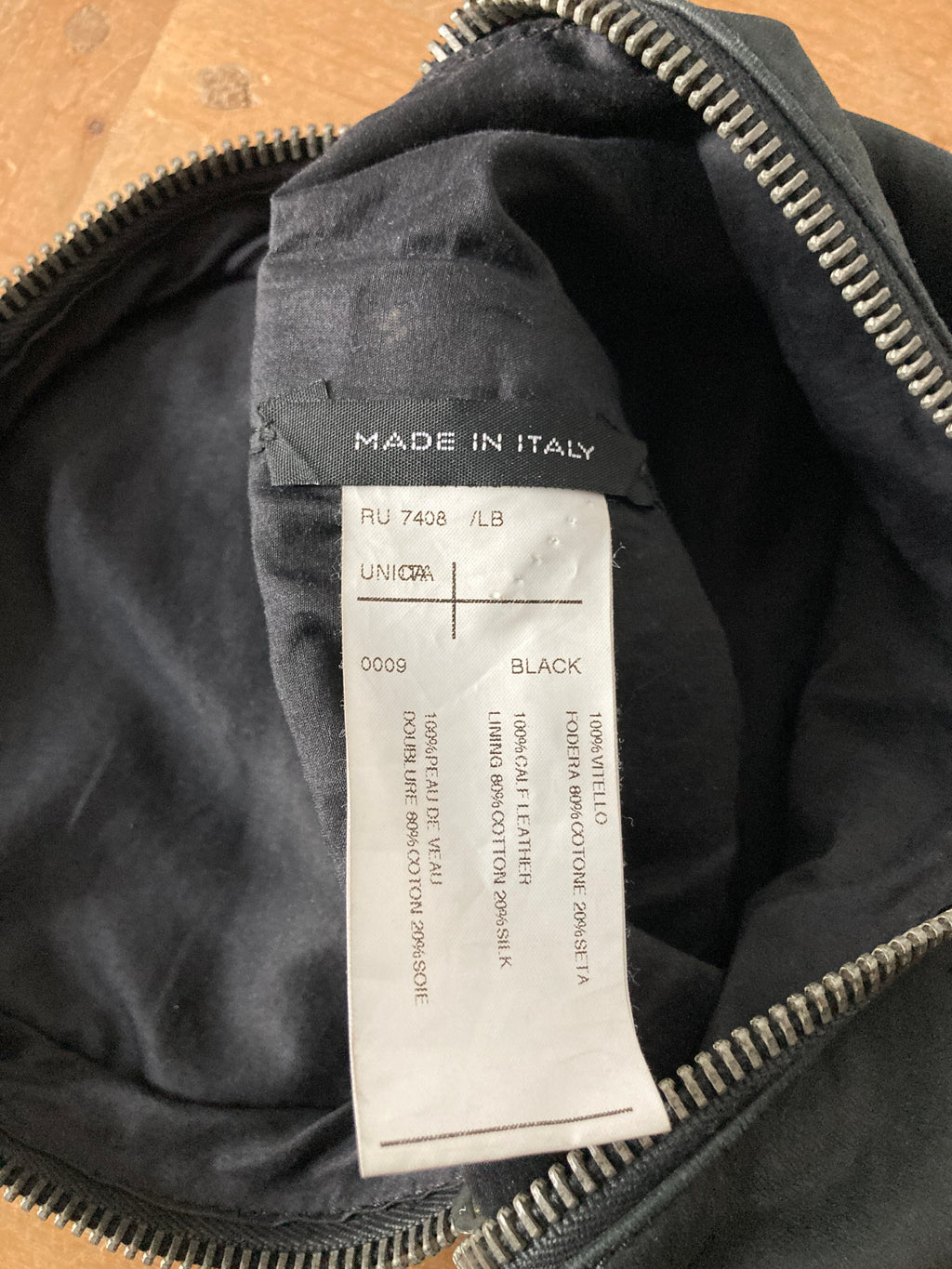 S/S 04 "CITROEN" Blistered Lamb Leather Bag in Black