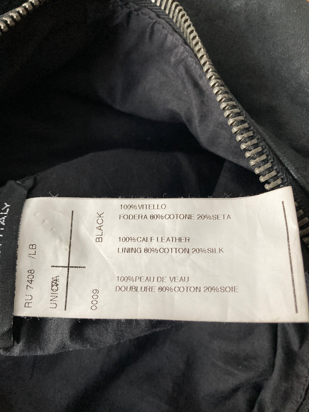 S/S 04 "CITROEN" Blistered Lamb Leather Bag in Black