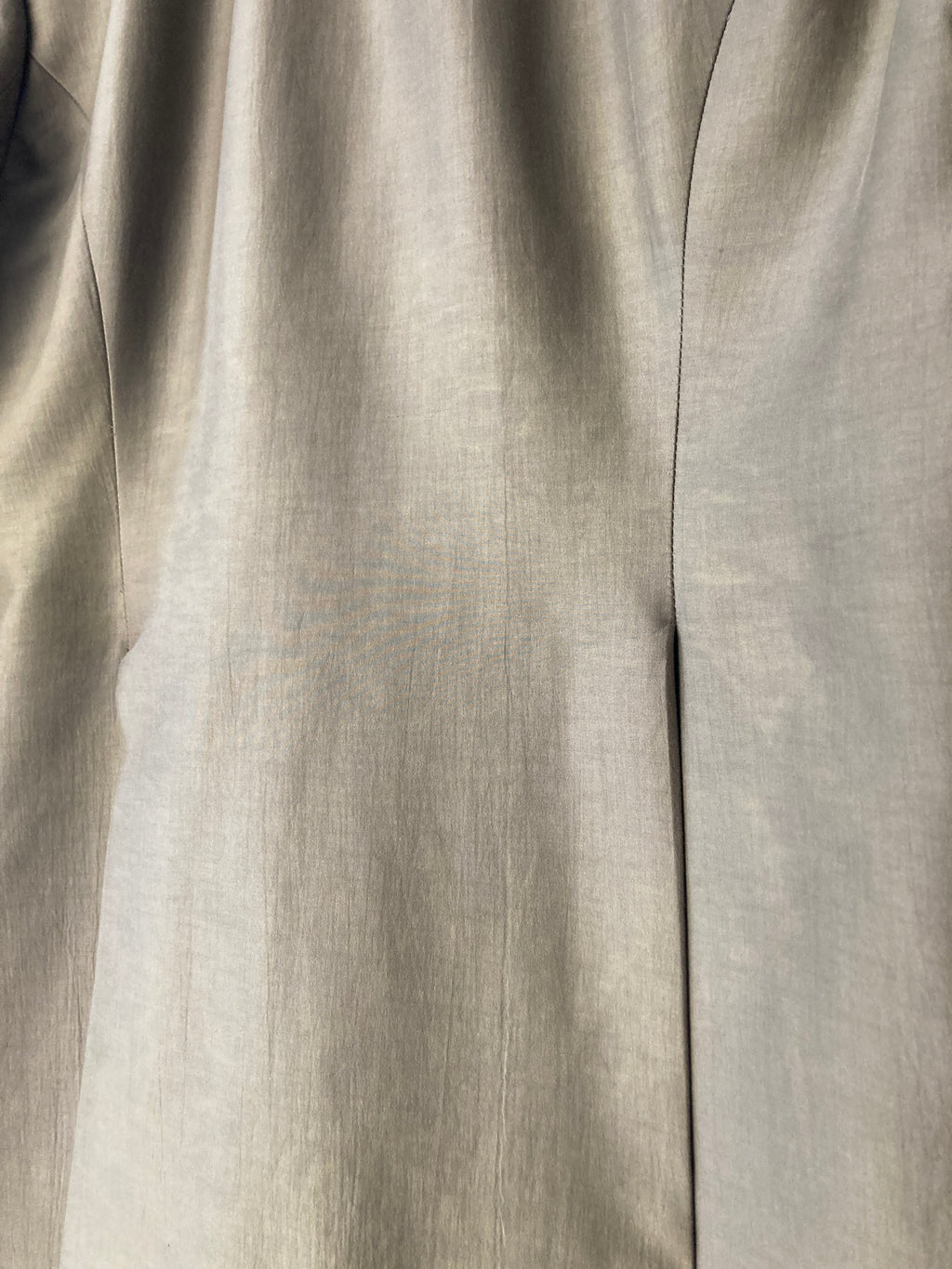 S/S 20 „TECUATL“ Double-Breasted Silk & Cotton Suit in Dust and Size IT54/L