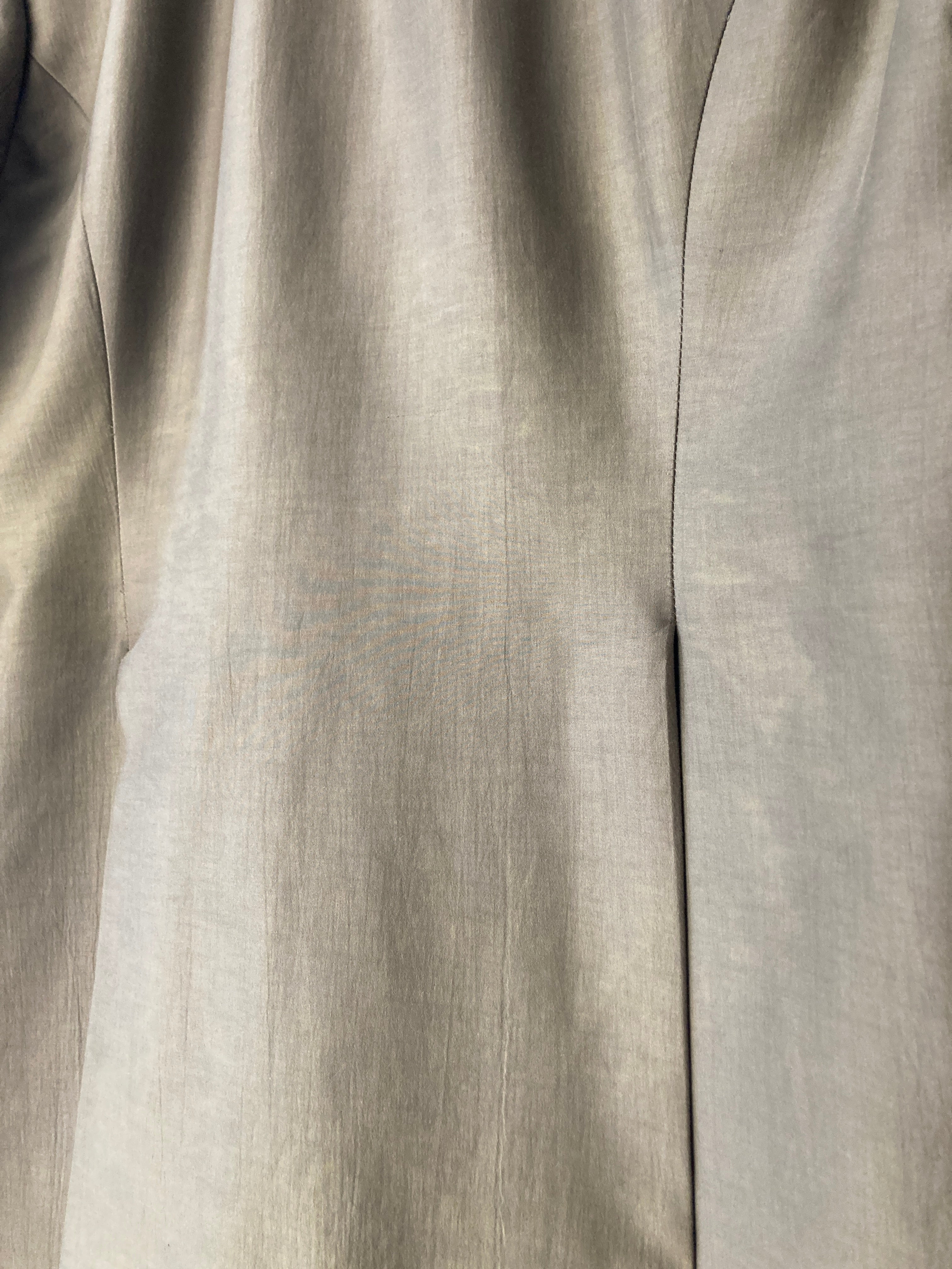 S/S 20 „TECUATL“ Double-Breasted Silk & Cotton Suit in Dust and Size IT54/L