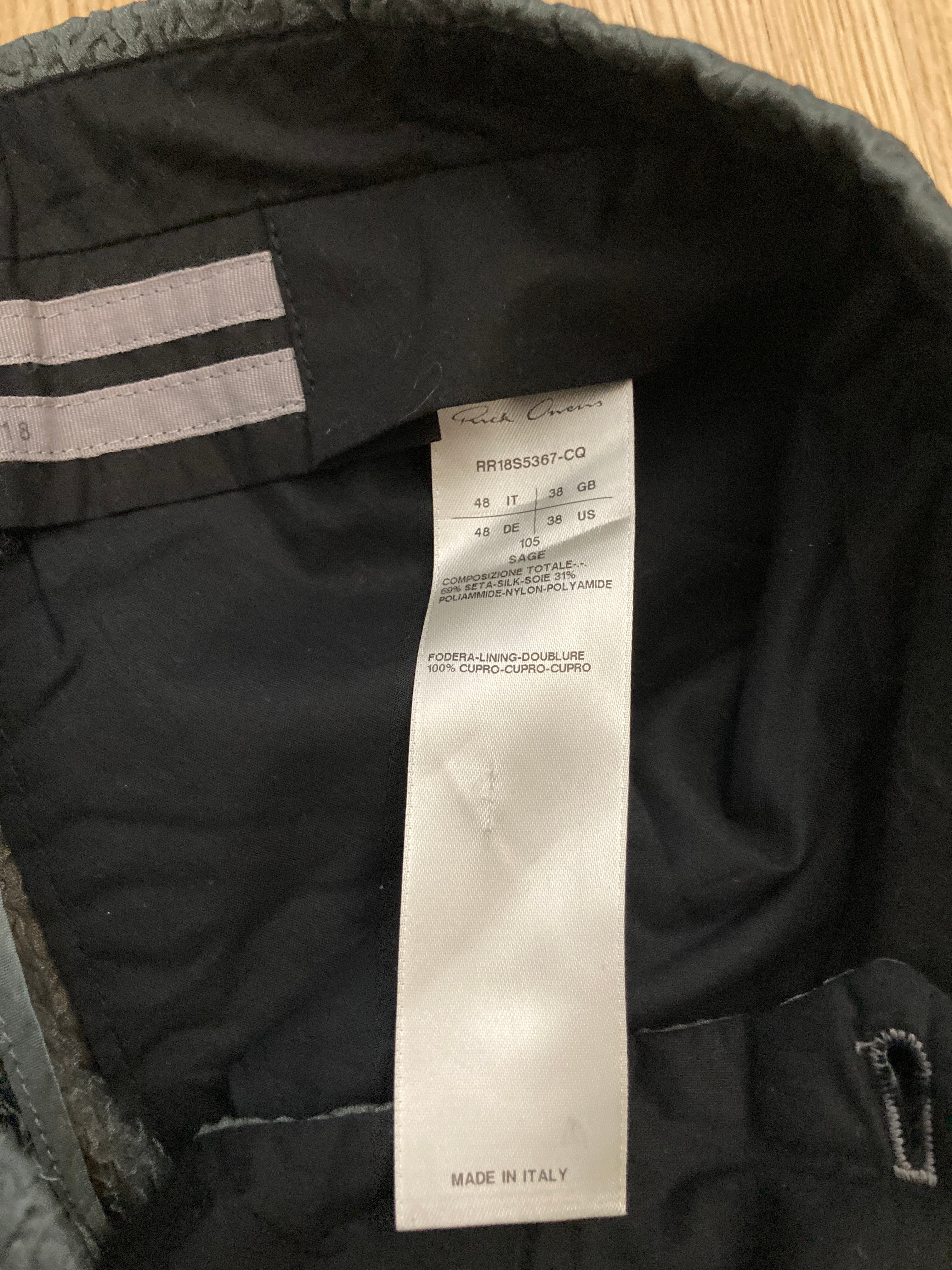 S/S 18 "DIRT" Runway Silk Viscontis Pants