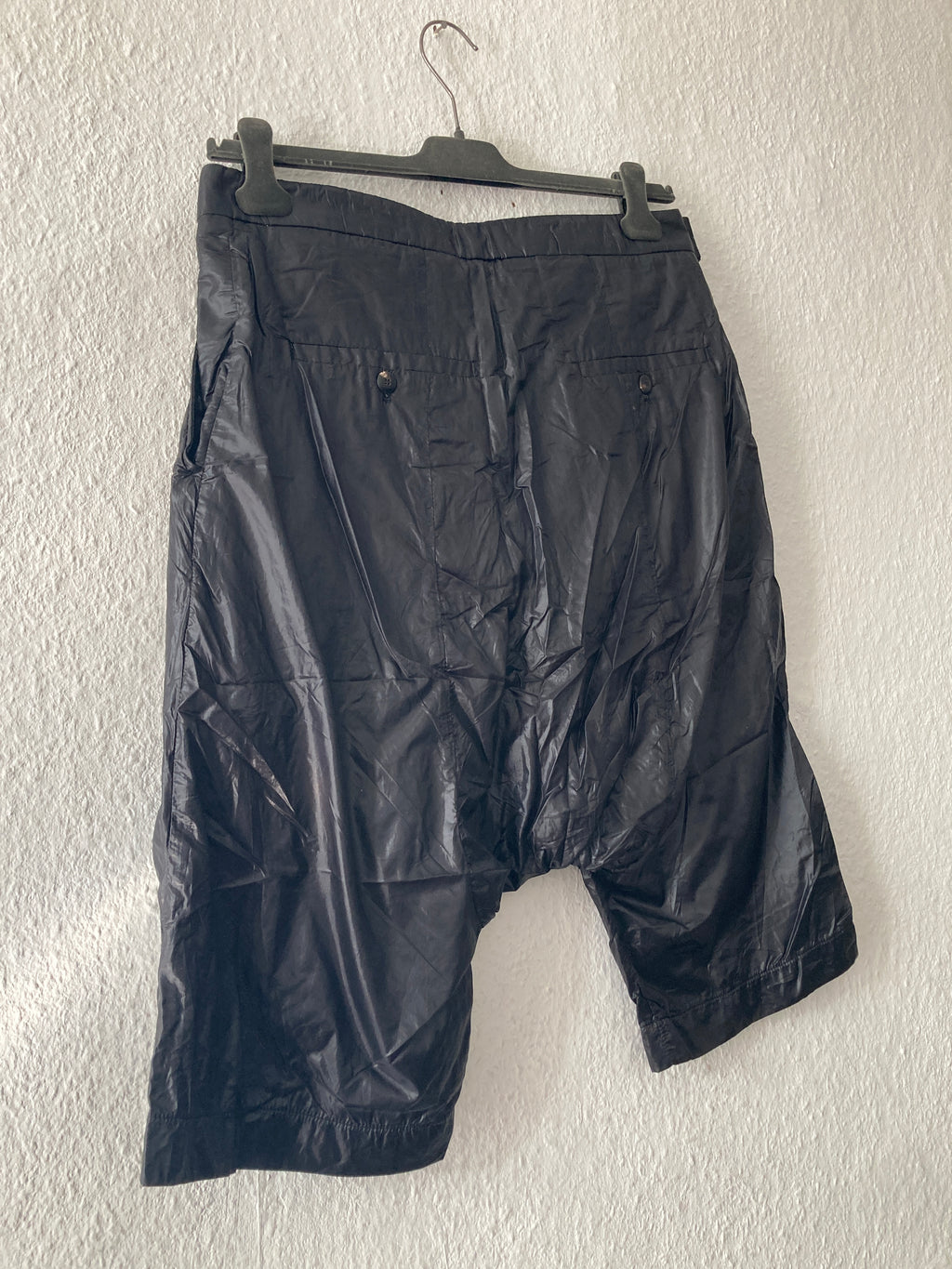 S/S 11 “ANTHEM” Lightweight Nylon Memphis Shorts in Black and Size M