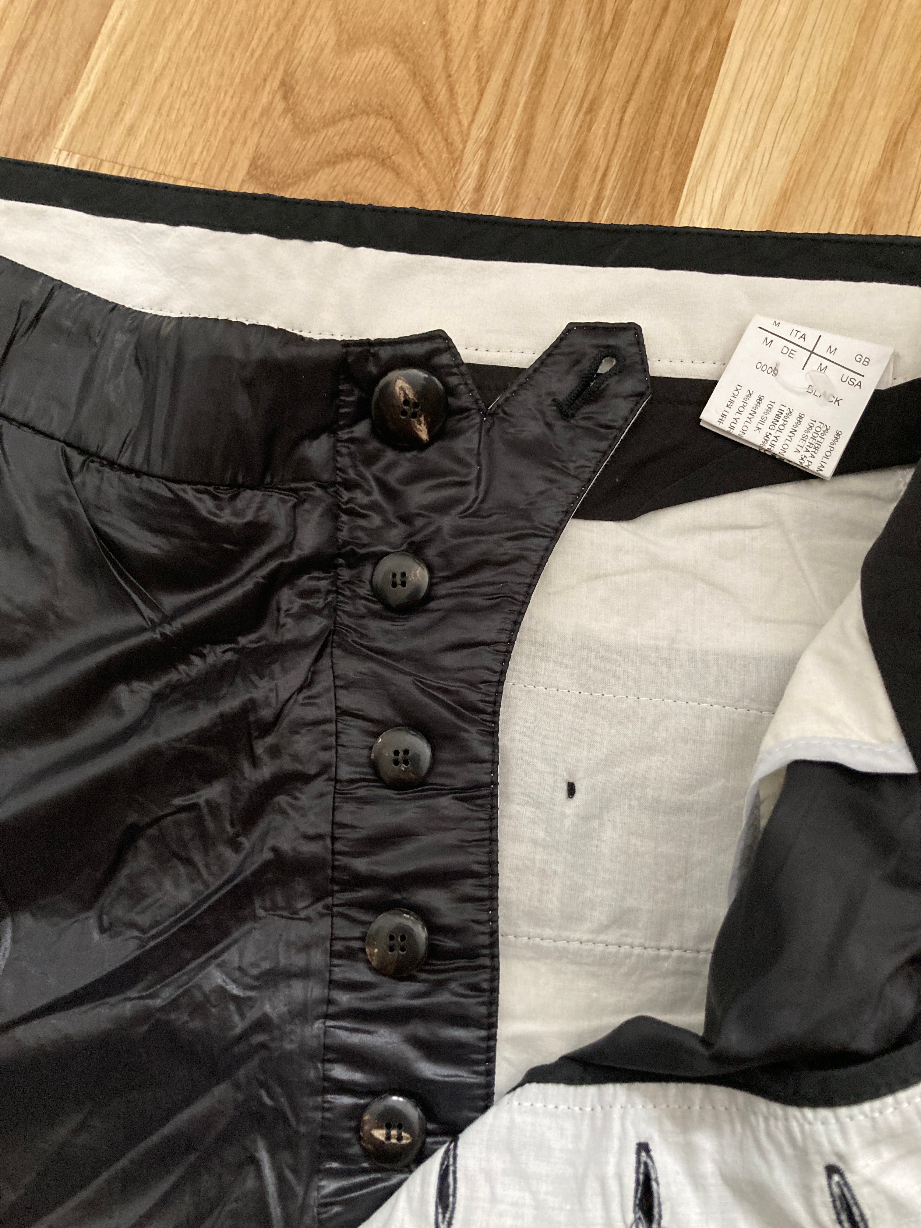 S/S 11 “ANTHEM” Lightweight Nylon Memphis Shorts in Black and Size M