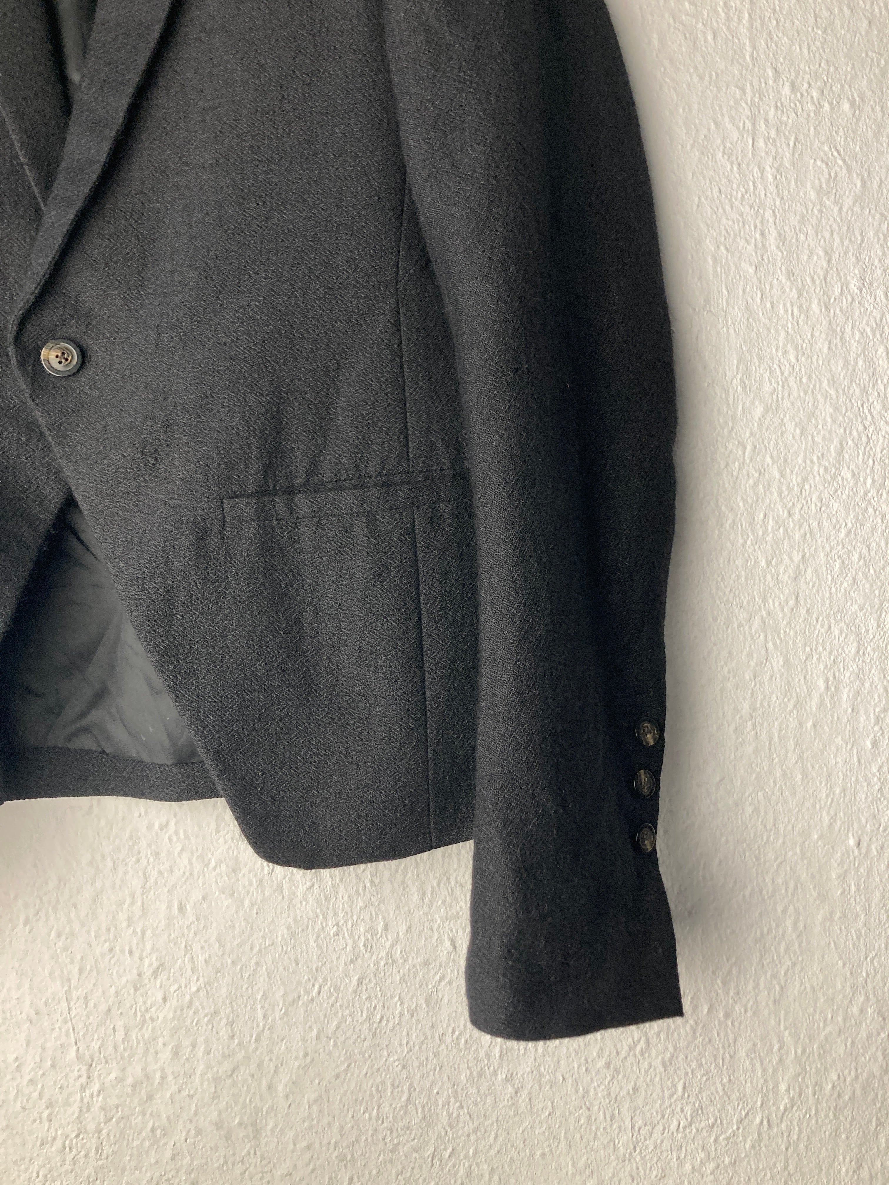 F/W 17 "GLITTER" Baby Alpaca Wool Blazer Rick Owens 52/L