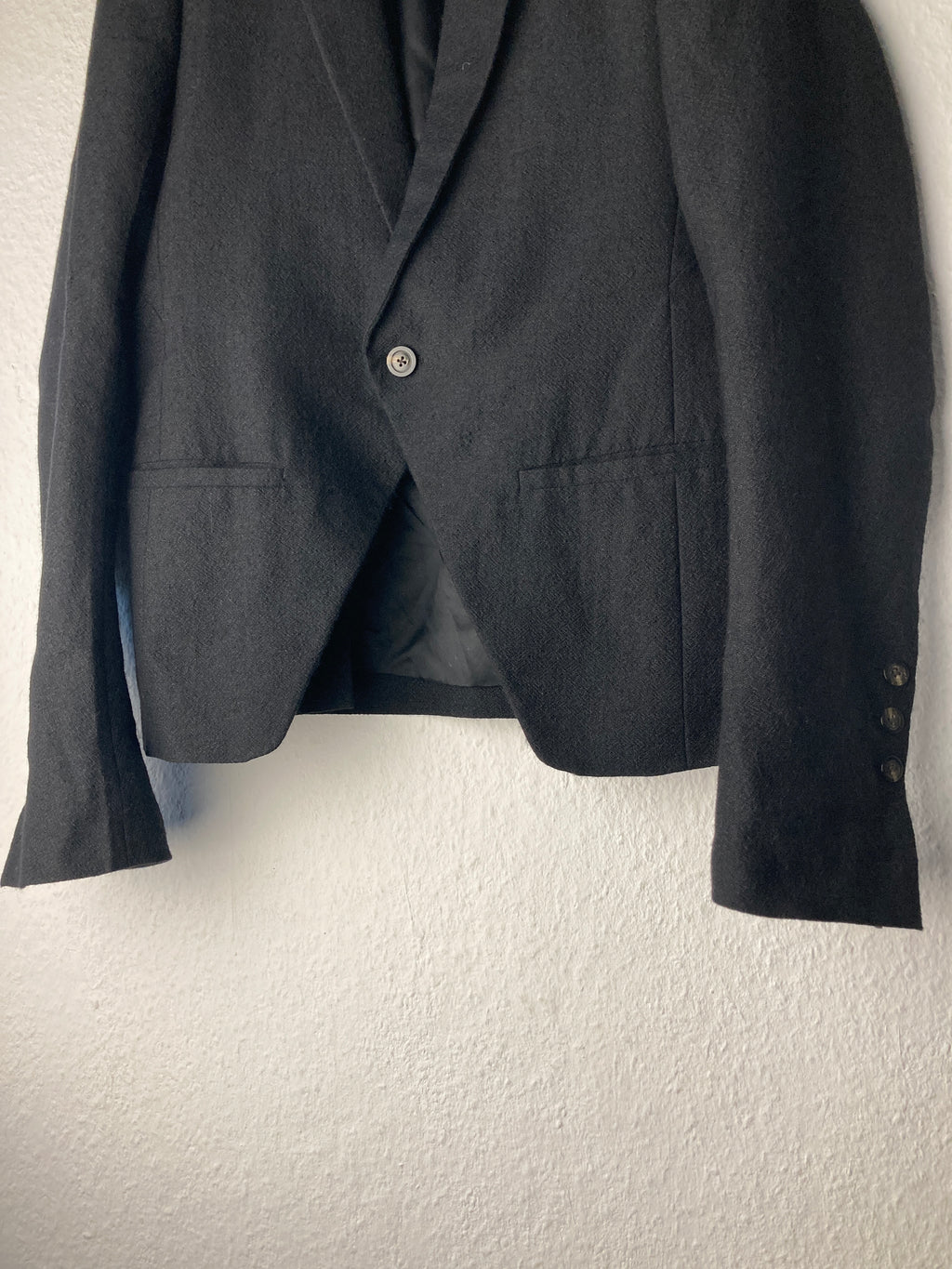F/W 17 "GLITTER" Baby Alpaca Wool Blazer Rick Owens 52/L
