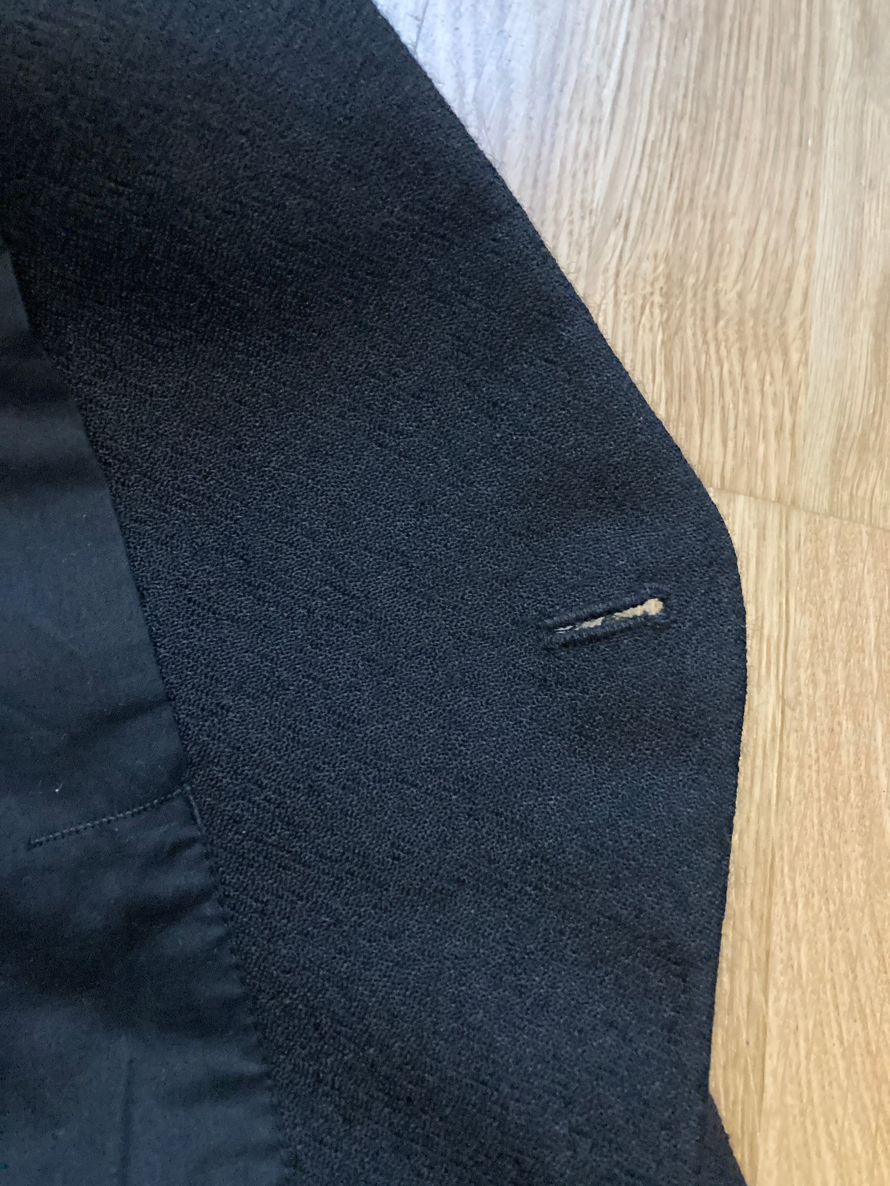 F/W 17 "GLITTER" Baby Alpaca Wool Blazer Rick Owens 52/L