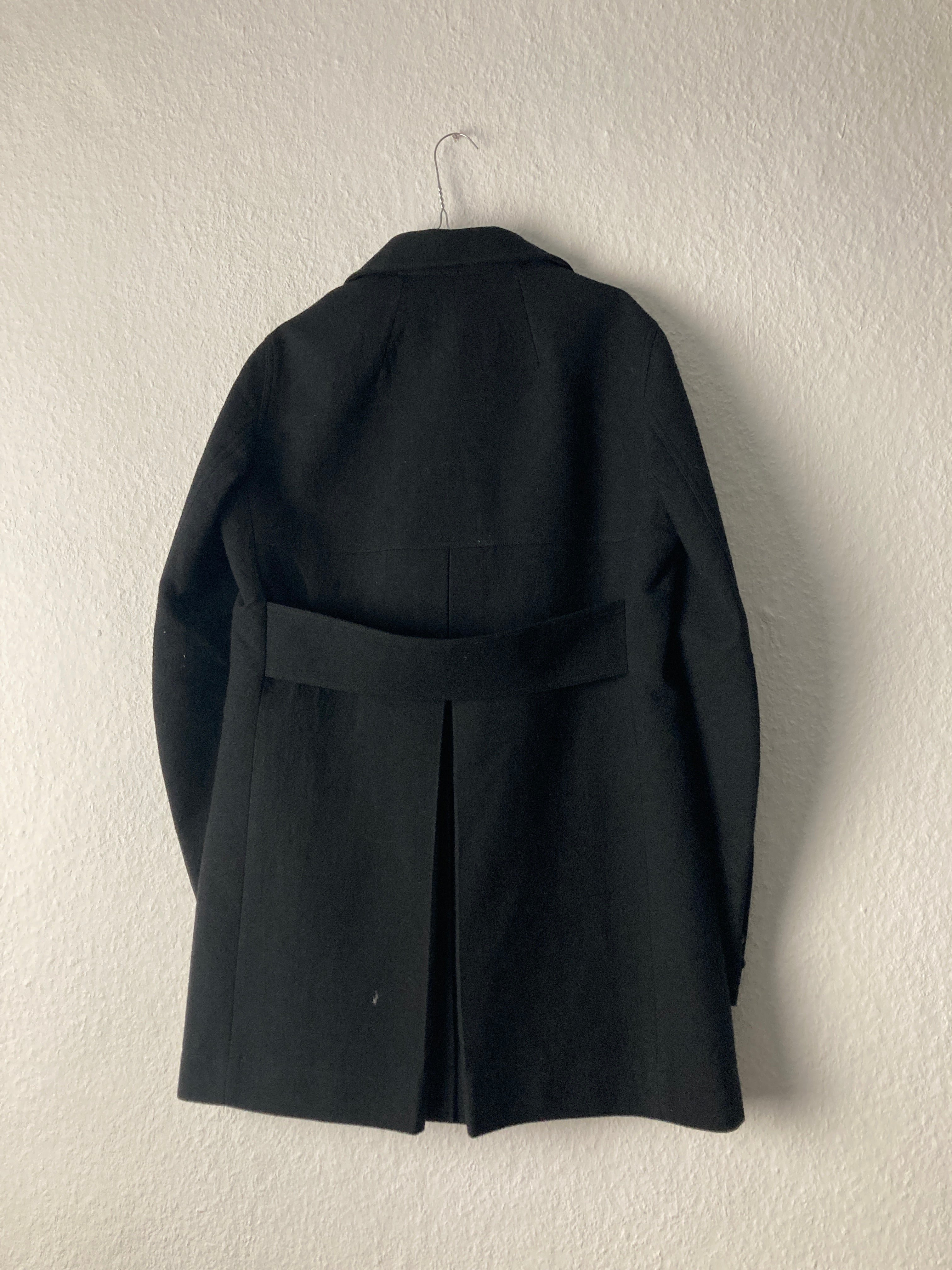 FW 16 "MASTODON" Double-Breasted JMF Wool Peacoat Rick Owens