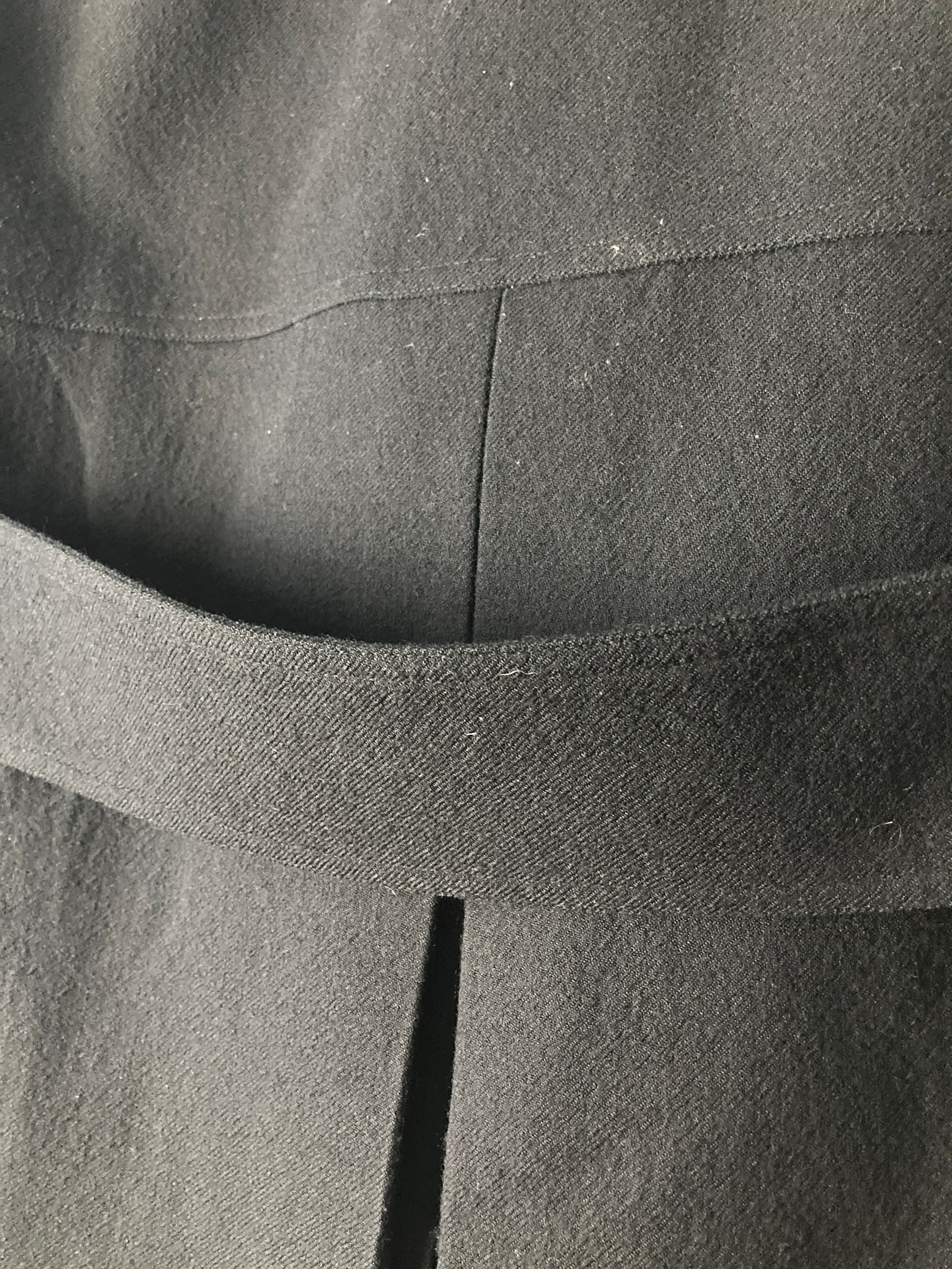 FW 16 "MASTODON" Double-Breasted JMF Wool Peacoat Rick Owens