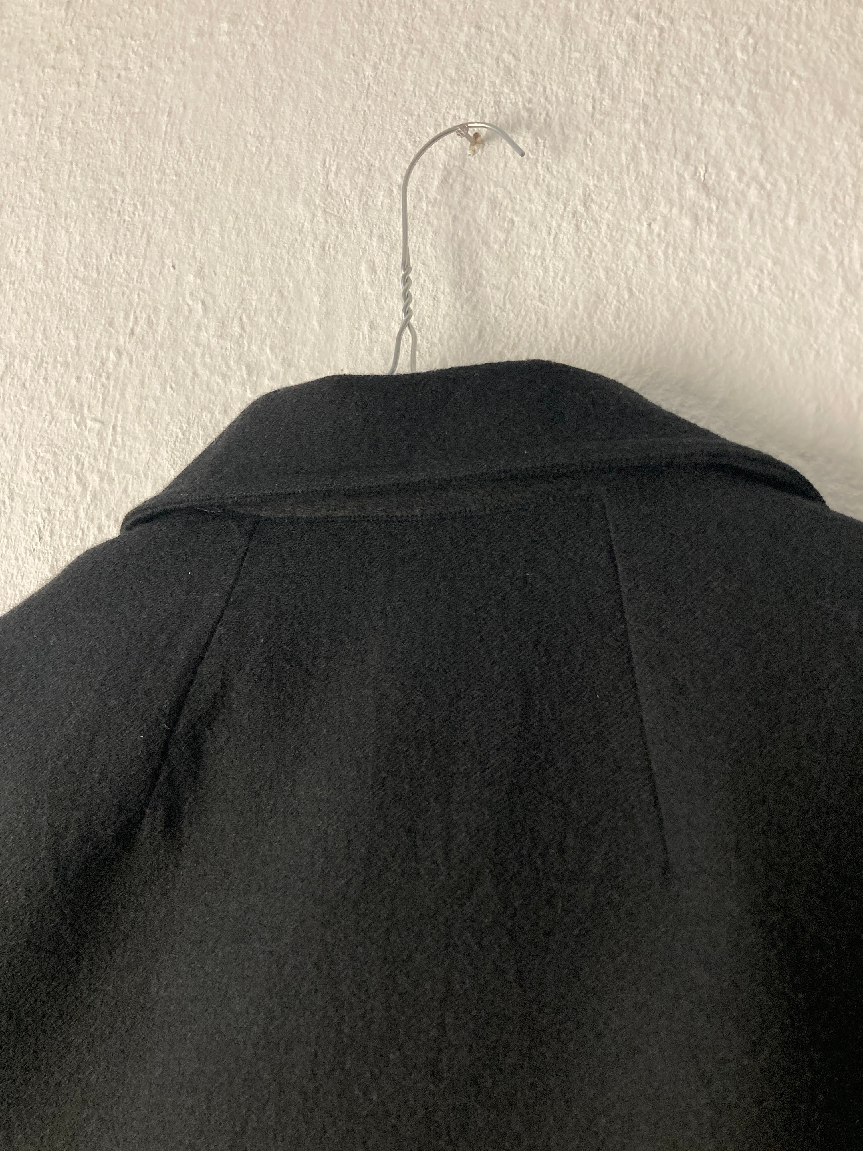 FW 16 "MASTODON" Double-Breasted JMF Wool Peacoat Rick Owens