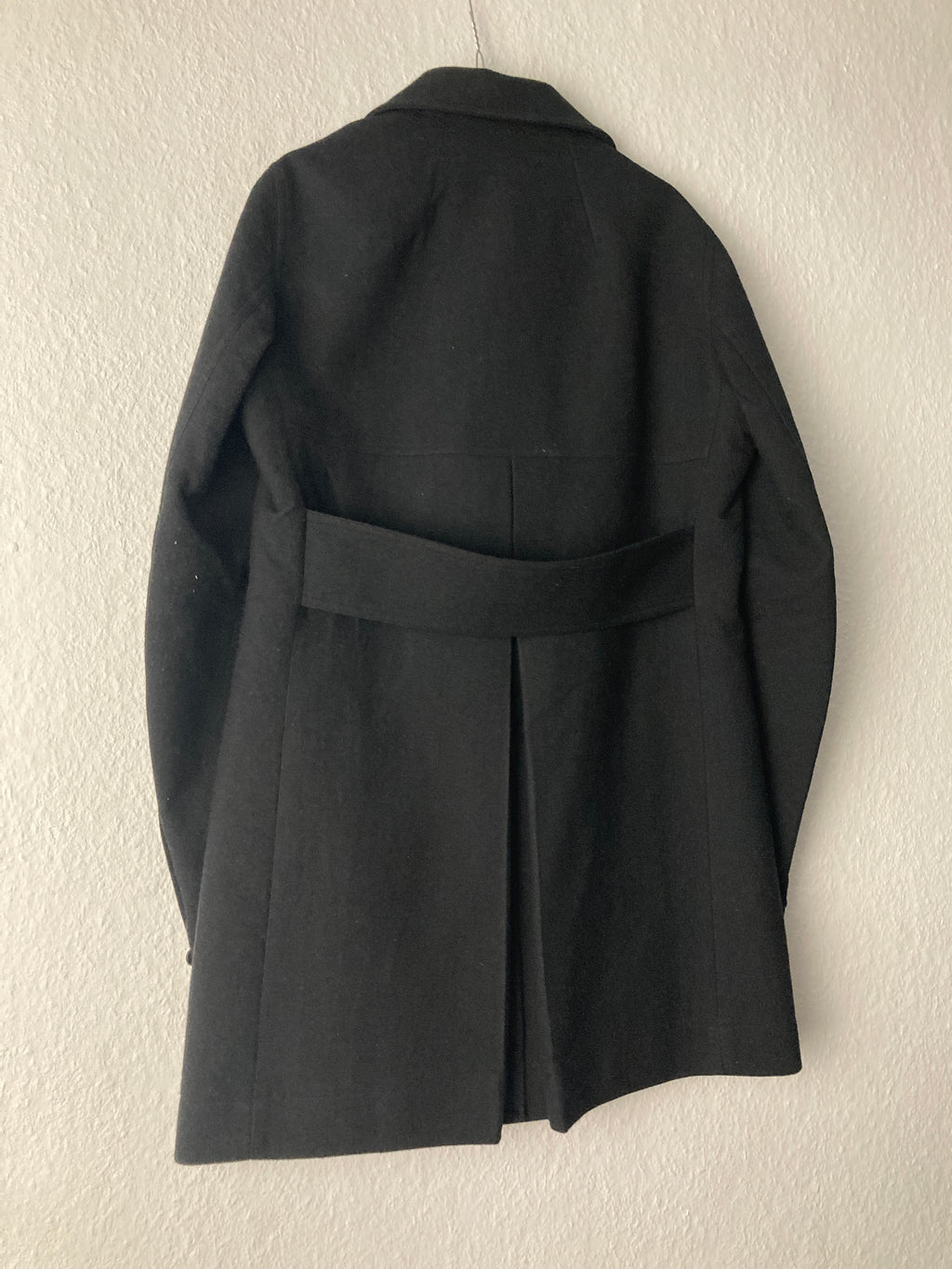 FW 16 "MASTODON" Double-Breasted JMF Wool Peacoat Rick Owens