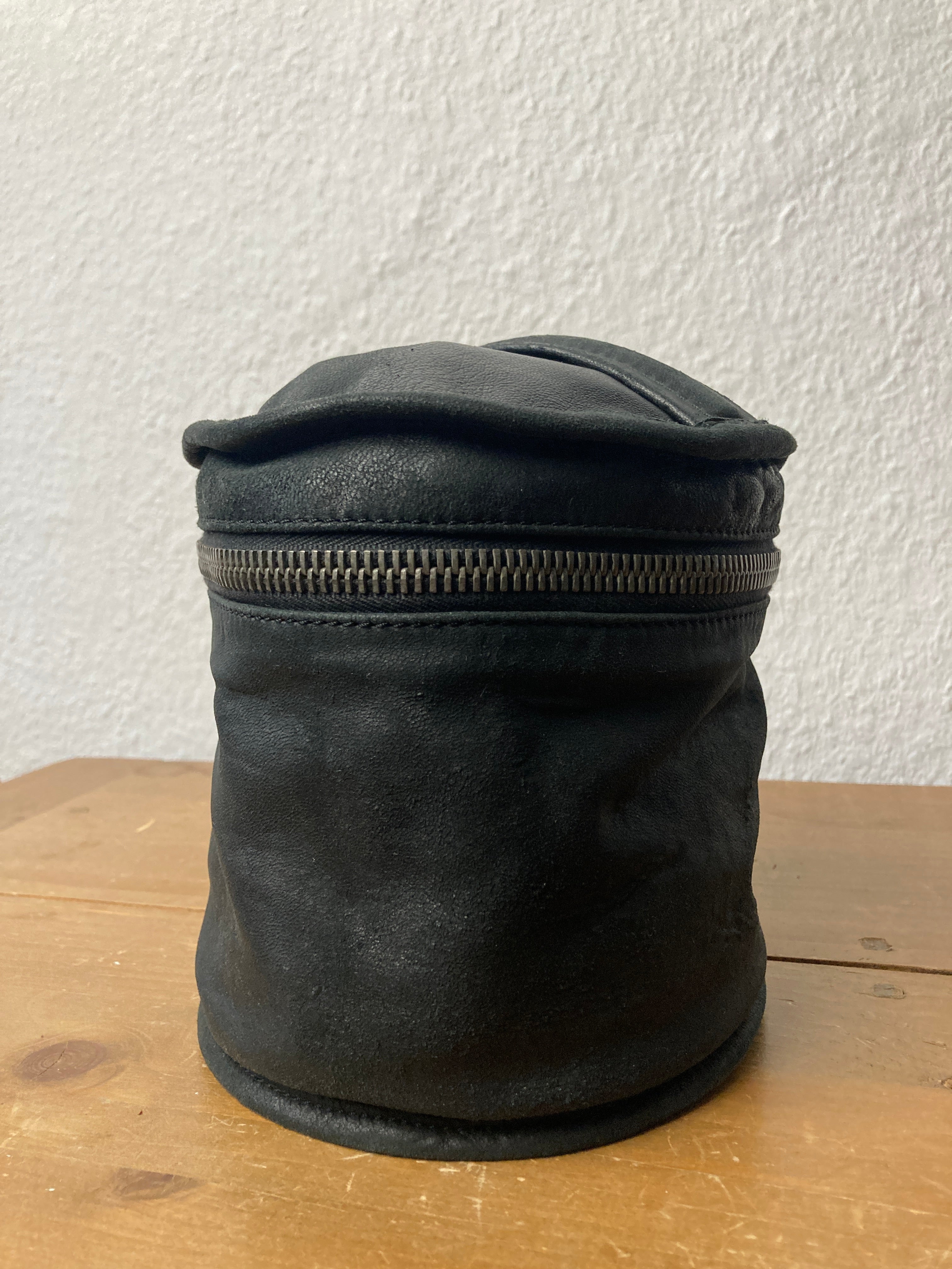 S/S 04 "CITROEN" Blistered Lamb Leather Bag in Black