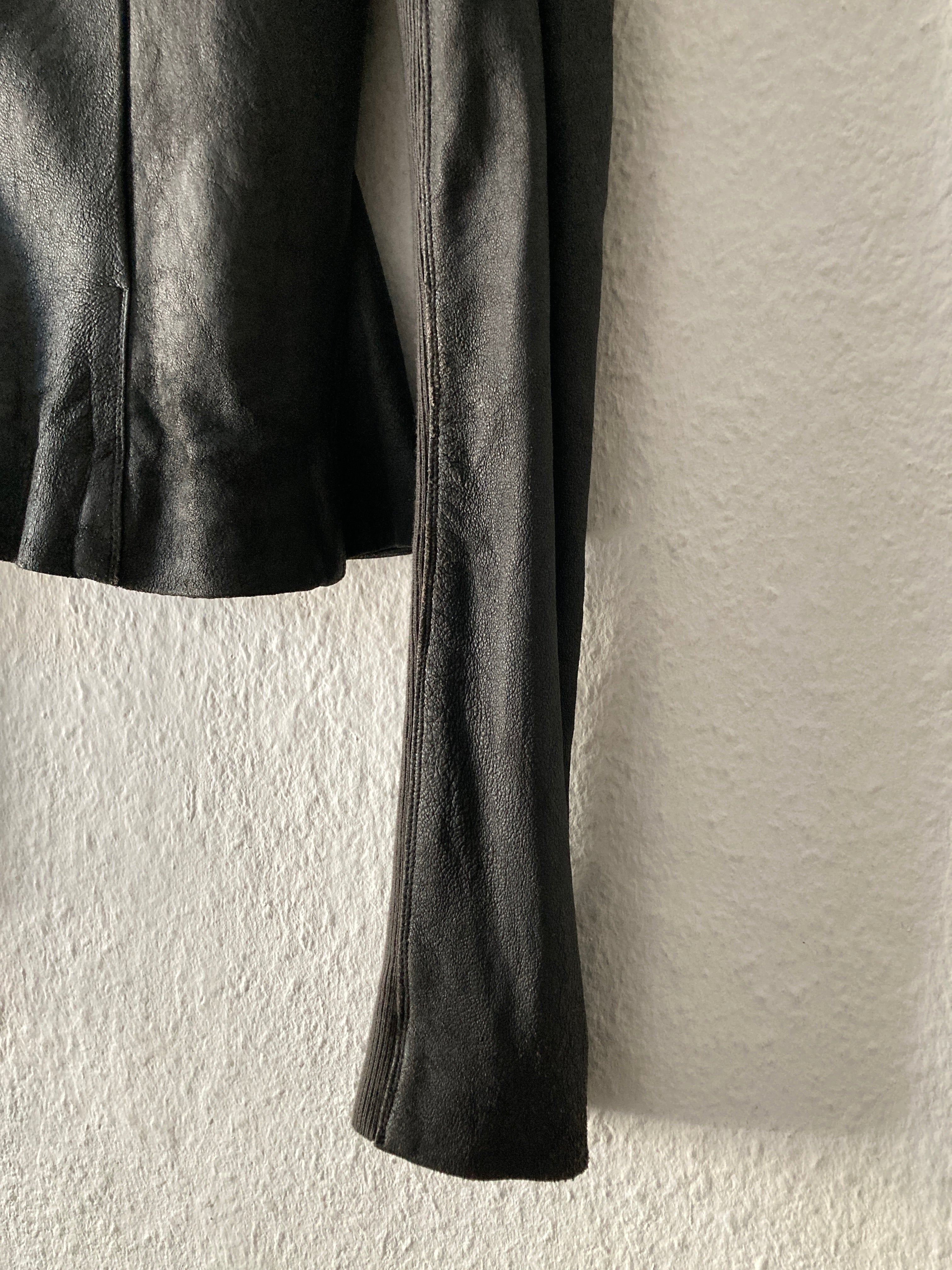 F/W 09 “CRUST” Blistered Lamb Leather Jacket Rick Owens 44
