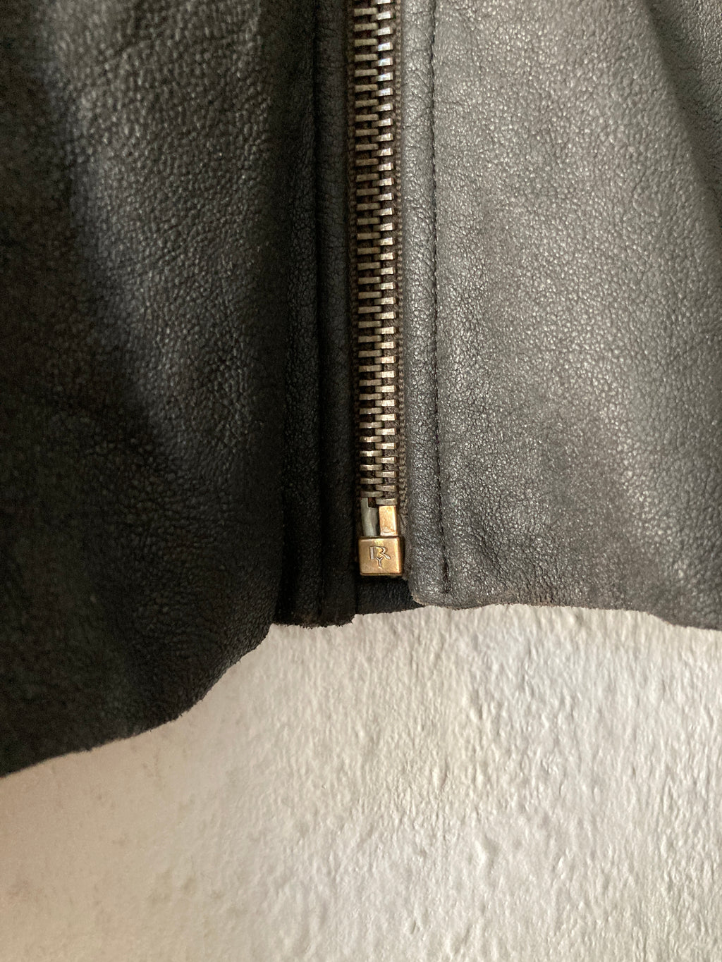 F/W 09 “CRUST” Blistered Lamb Leather Jacket Rick Owens 44