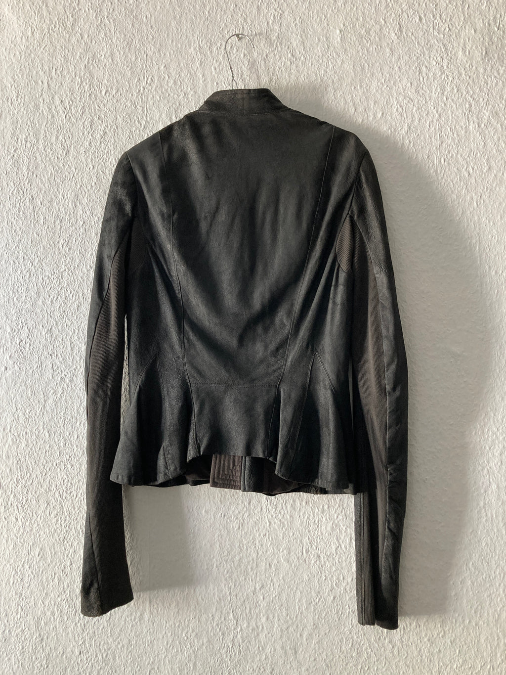 F/W 09 “CRUST” Blistered Lamb Leather Jacket Rick Owens 44