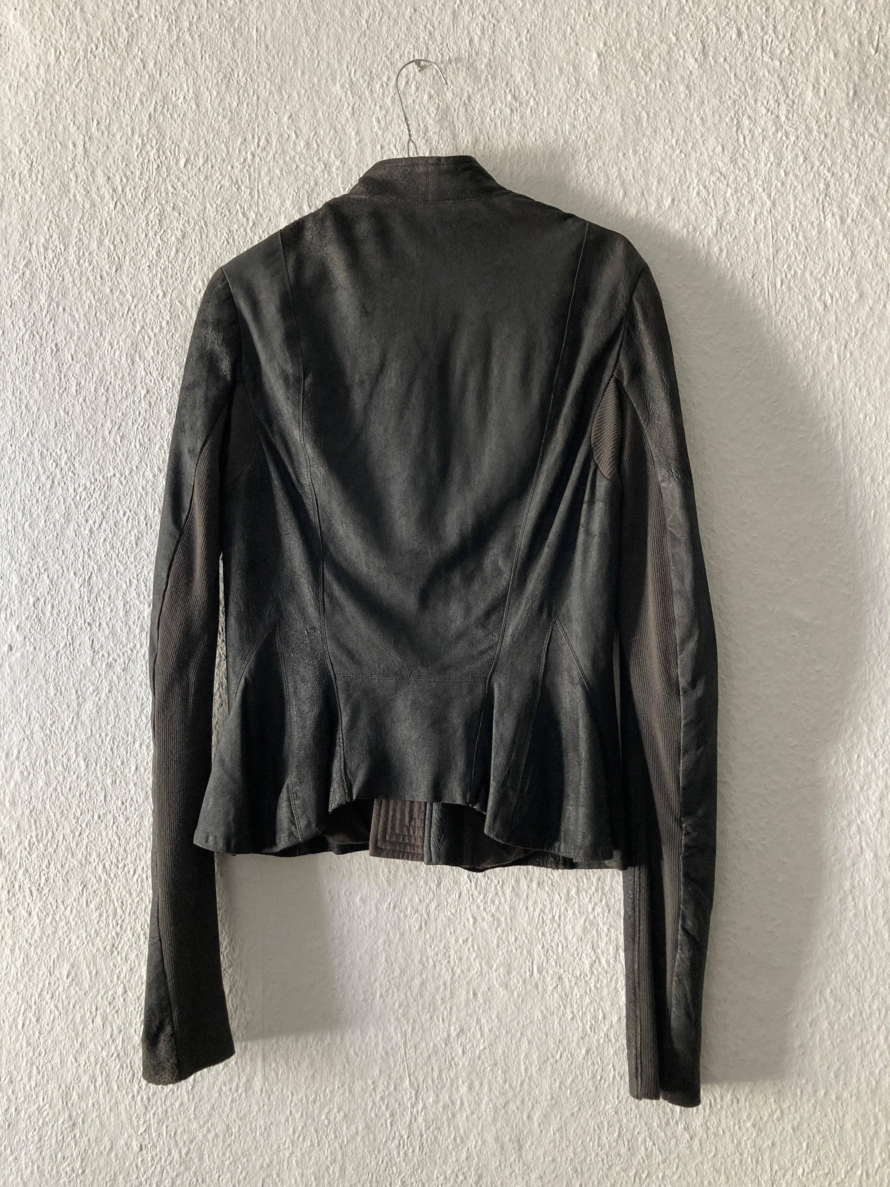 F/W 09 “CRUST” Blistered Lamb Leather Jacket Rick Owens 44