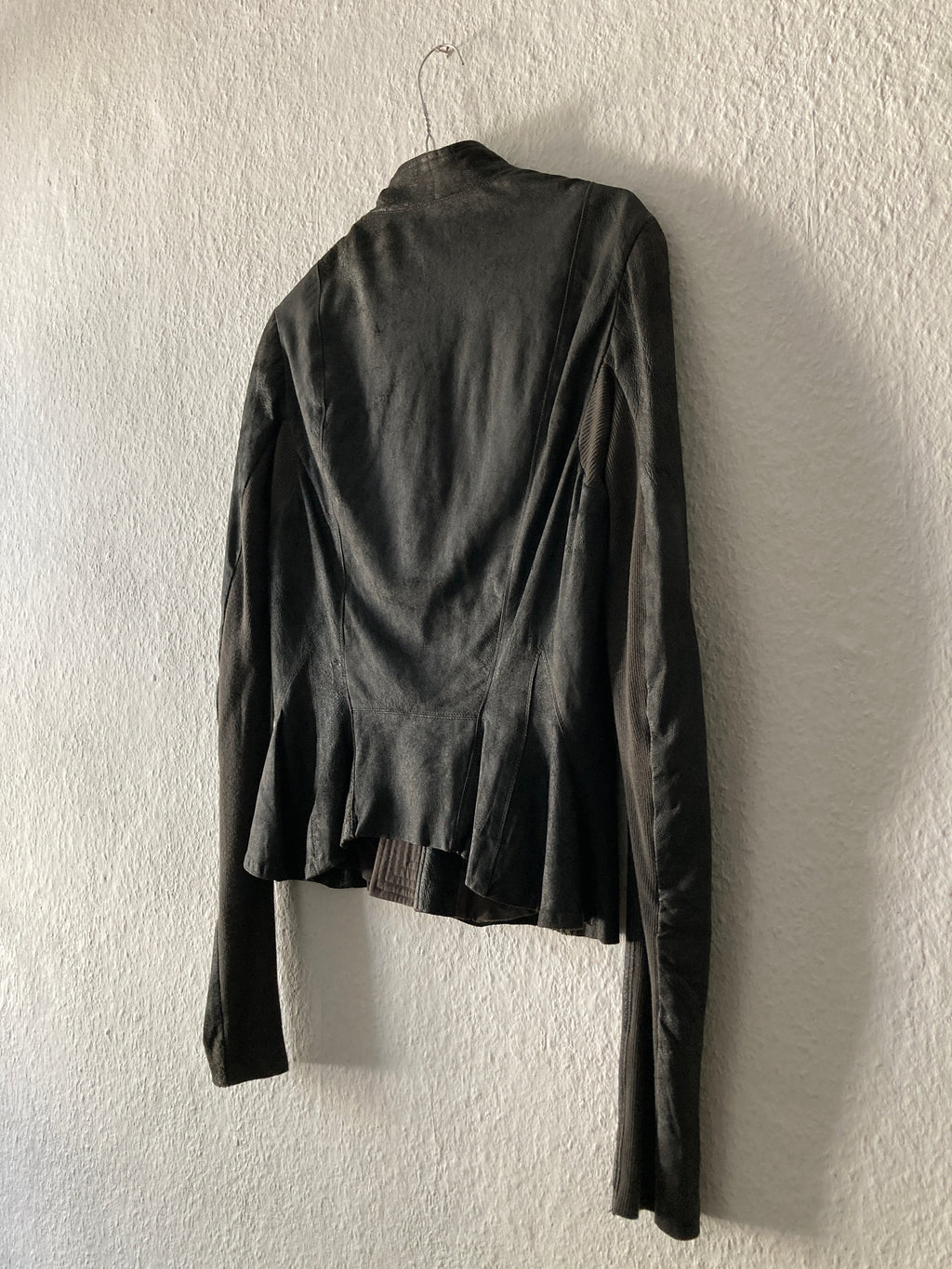F/W 09 “CRUST” Blistered Lamb Leather Jacket Rick Owens 44