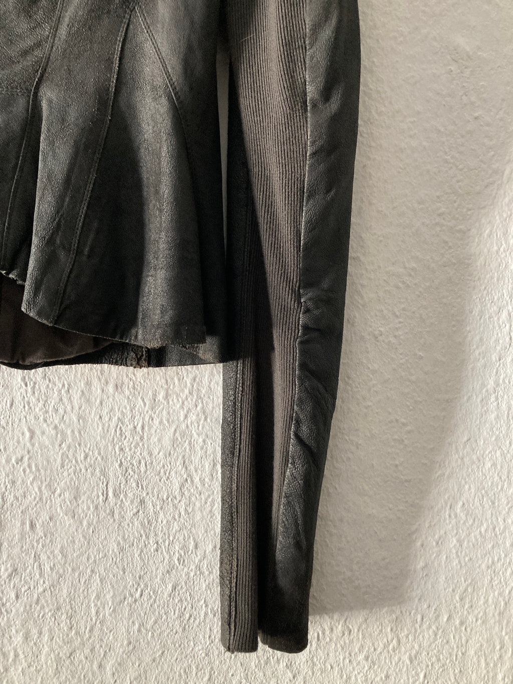 F/W 09 “CRUST” Blistered Lamb Leather Jacket Rick Owens 44