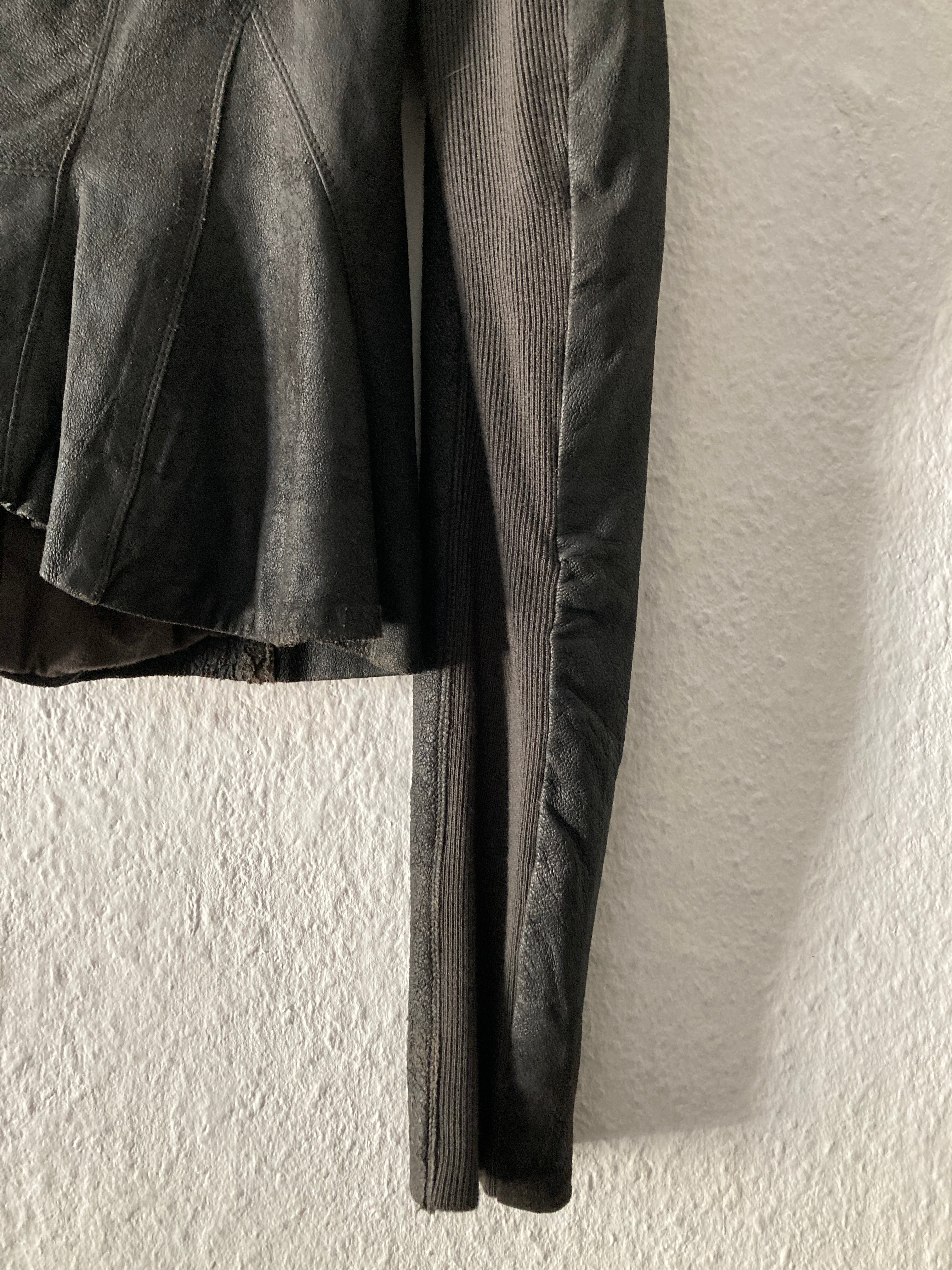 F/W 09 “CRUST” Blistered Lamb Leather Jacket Rick Owens 44