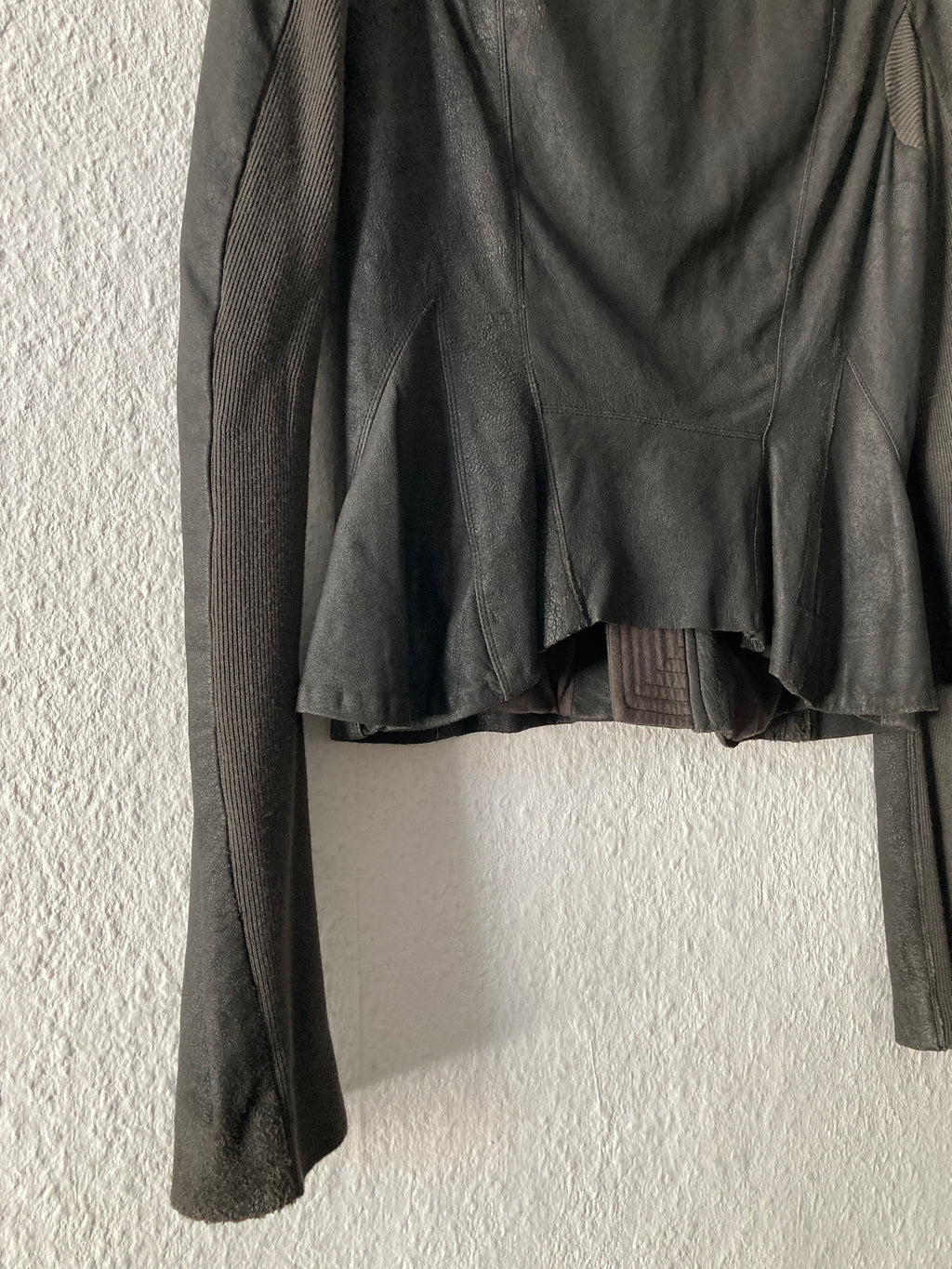F/W 09 “CRUST” Blistered Lamb Leather Jacket Rick Owens 44