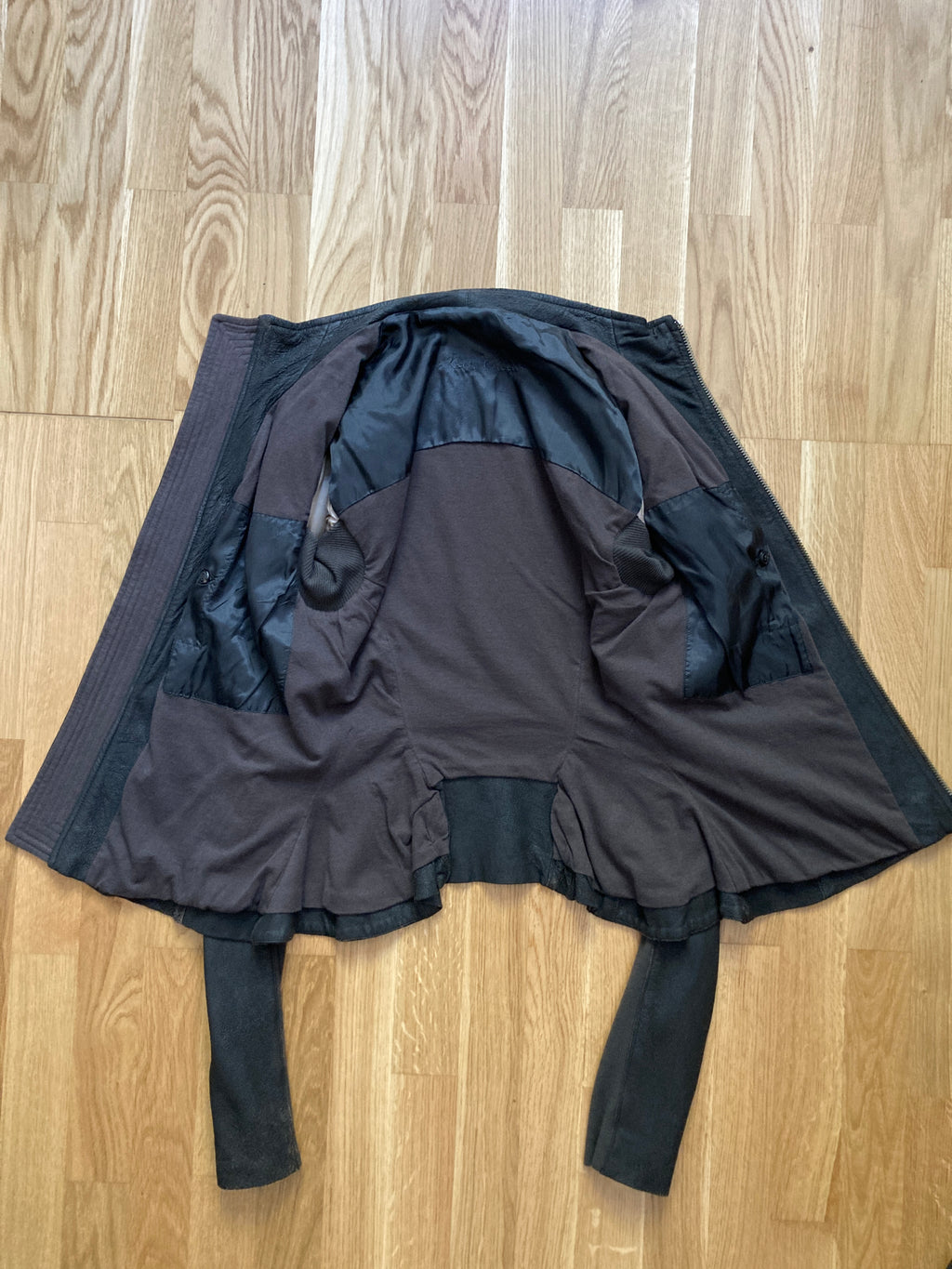 F/W 09 “CRUST” Blistered Lamb Leather Jacket Rick Owens 44