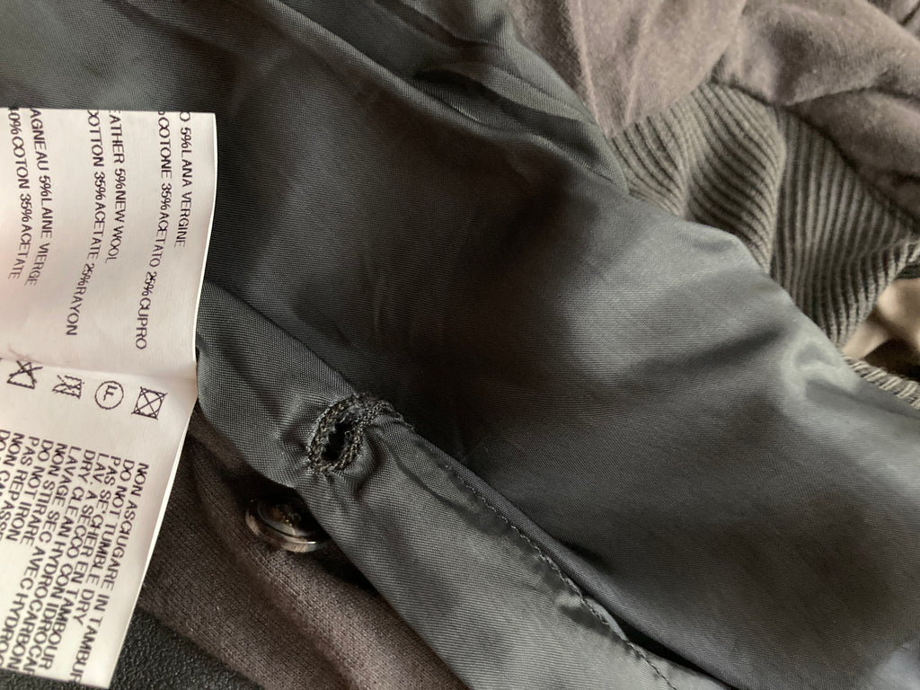 F/W 09 “CRUST” Blistered Lamb Leather Jacket Rick Owens 44