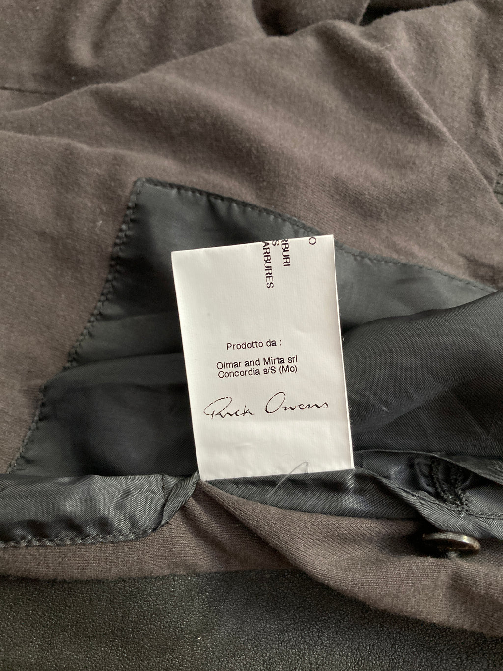 F/W 09 “CRUST” Blistered Lamb Leather Jacket Rick Owens 44