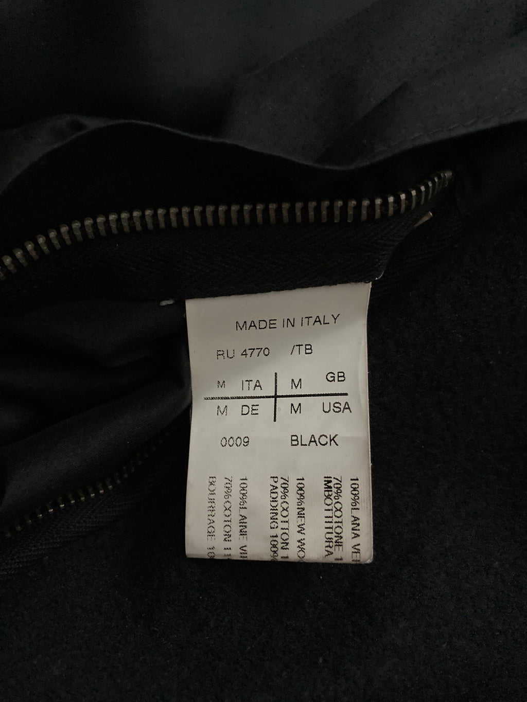 F/W 09 “CRUST” Boiled Wool Runway Berger Coat