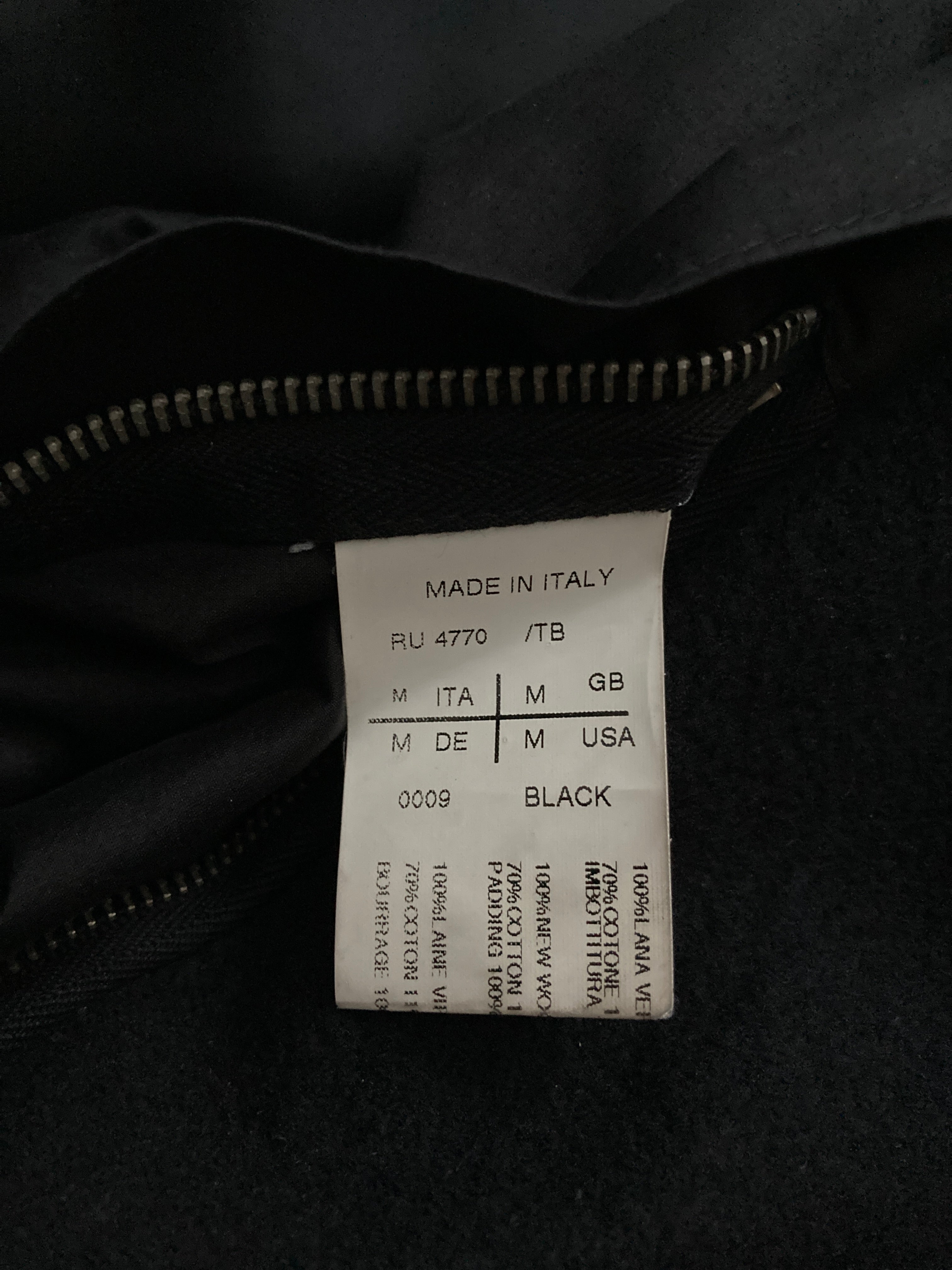 F/W 09 “CRUST” Boiled Wool Runway Berger Coat