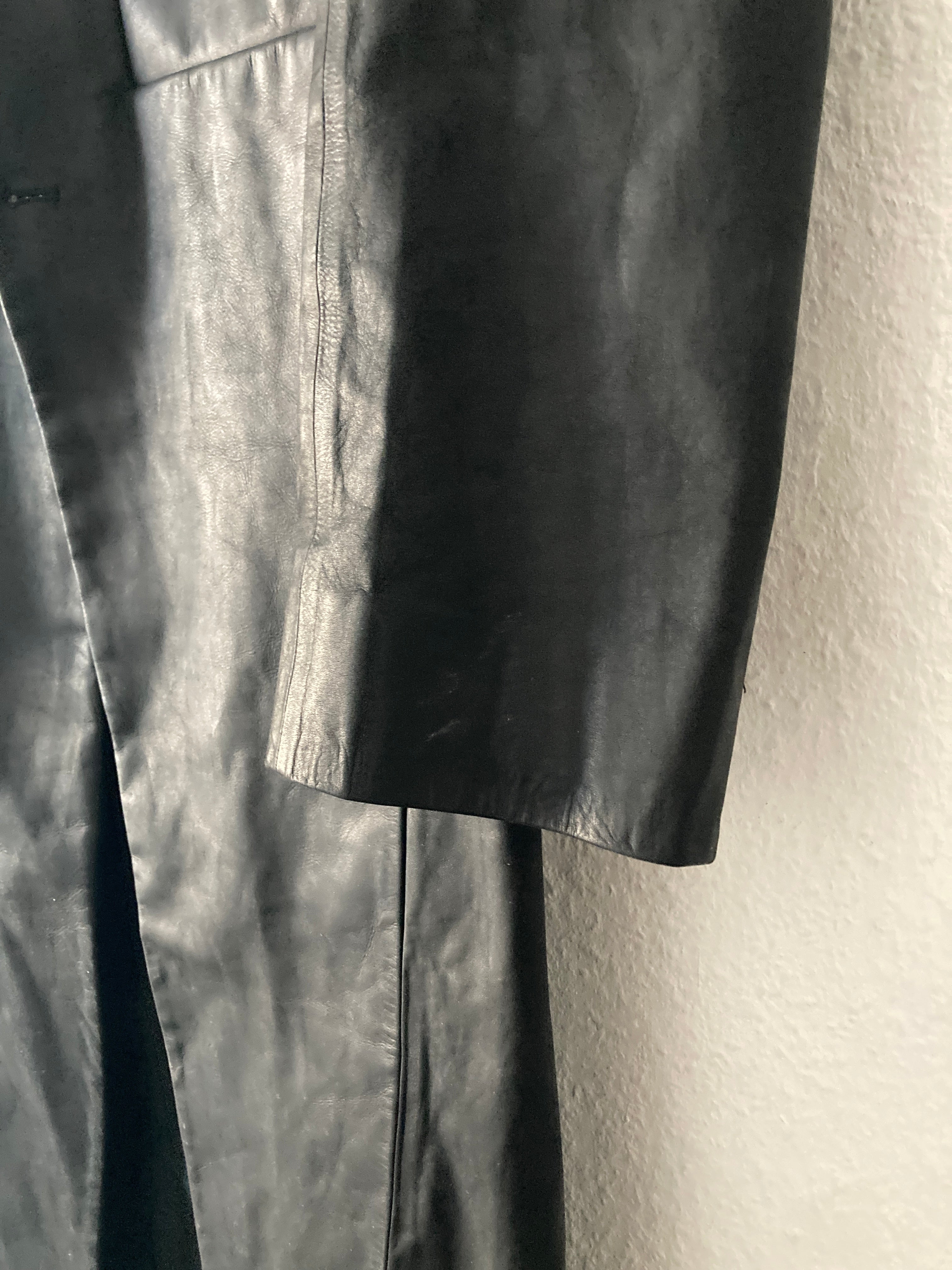 F/W 23 "LUXOR" Runway Jumbo Tatlin Edfu Calf Leather Coat IT48/M