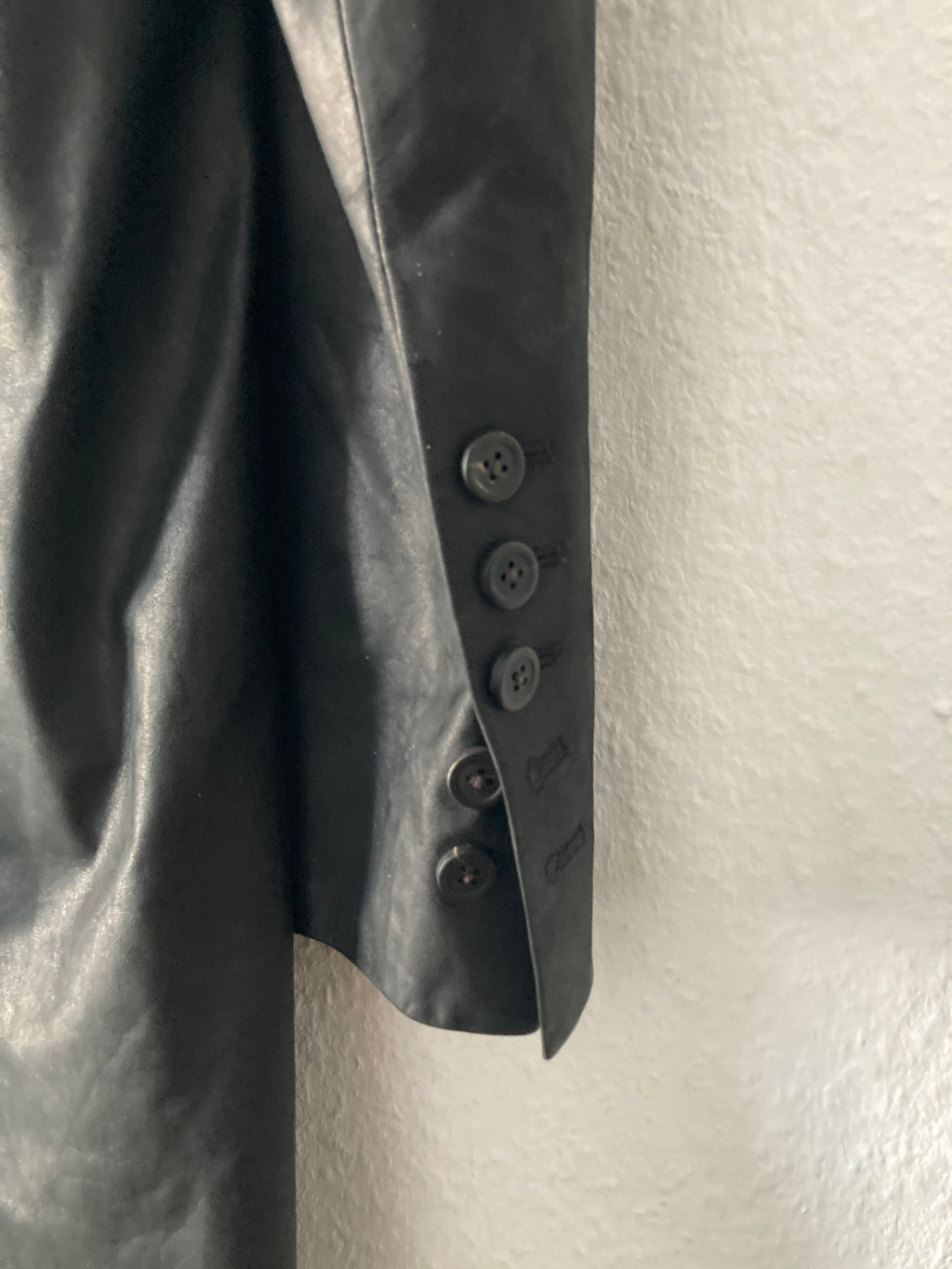 F/W 23 "LUXOR" Runway Jumbo Tatlin Edfu Calf Leather Coat IT48/M