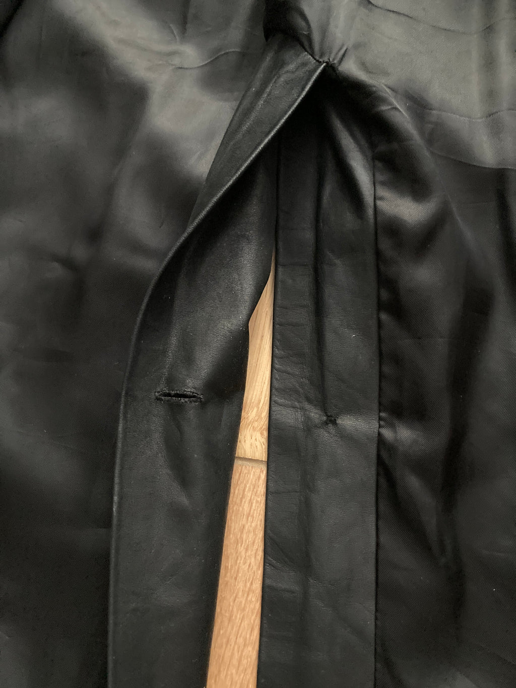 F/W 23 "LUXOR" Runway Jumbo Tatlin Edfu Calf Leather Coat IT48/M