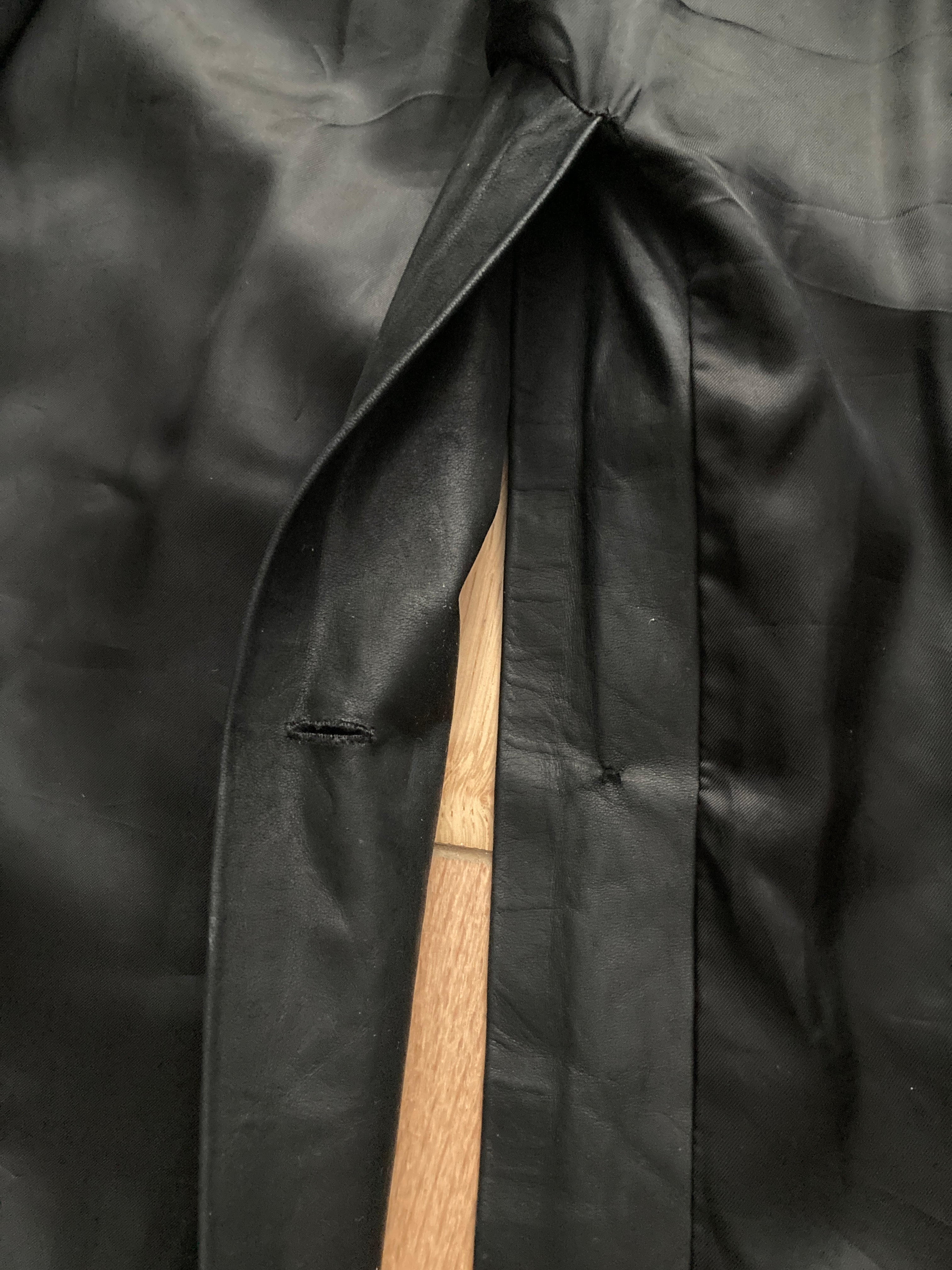 F/W 23 "LUXOR" Runway Jumbo Tatlin Edfu Calf Leather Coat IT48/M